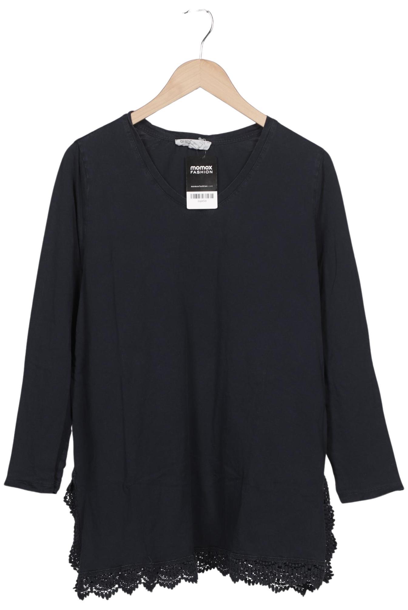 

Pure by Ulla Popken Damen Langarmshirt, marineblau, Gr. 50
