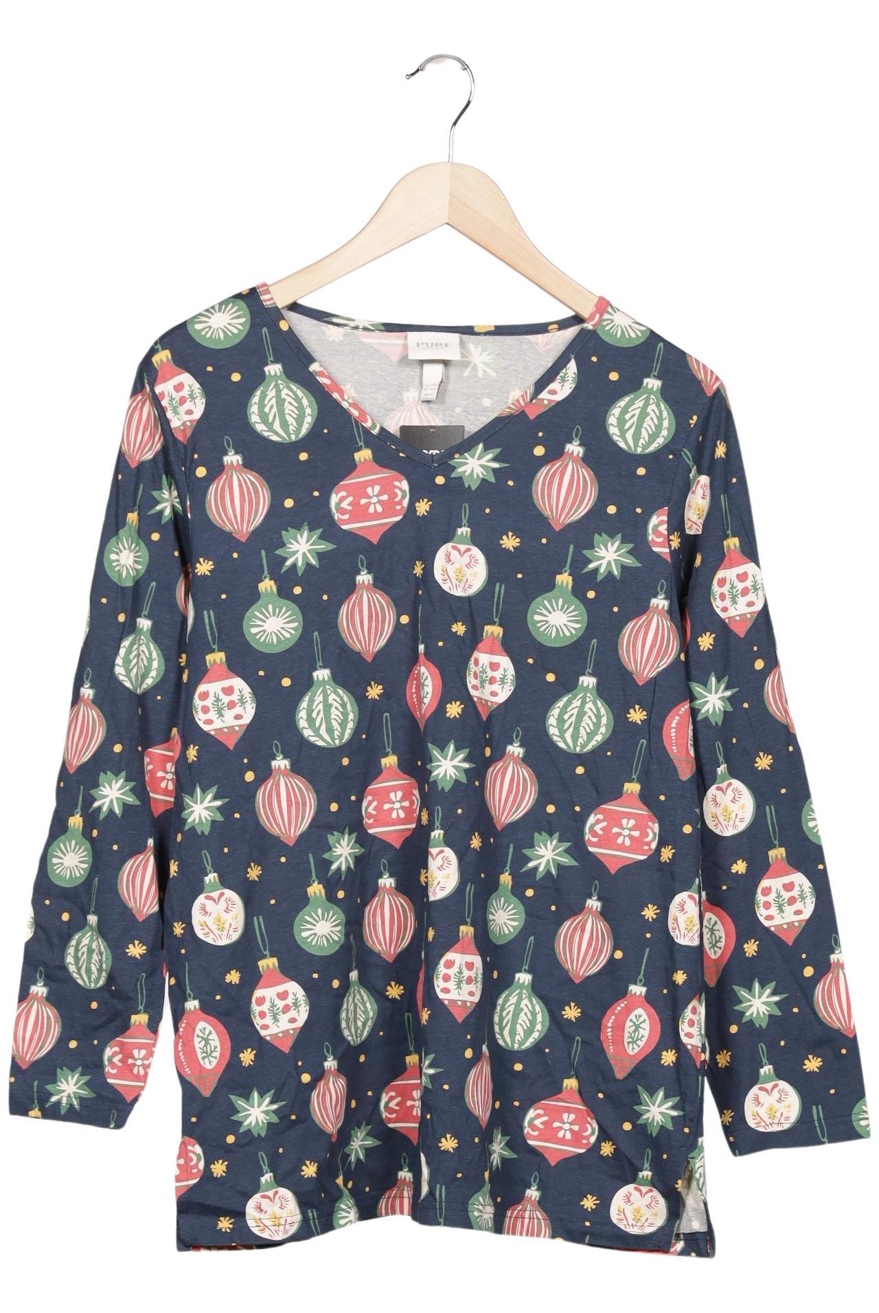 

Pure by Ulla Popken Damen Langarmshirt, mehrfarbig, Gr. 42