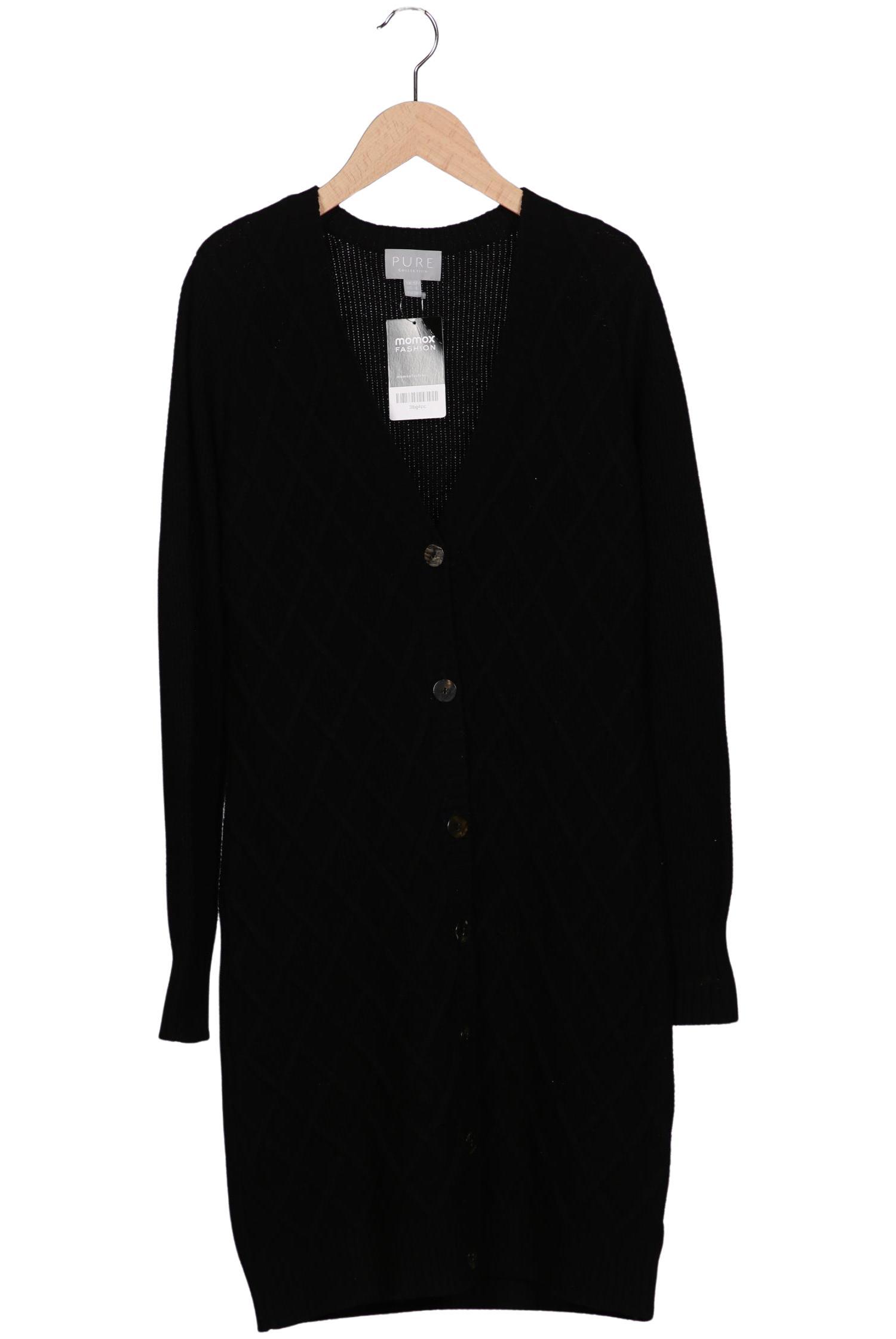 

Pure by Ulla Popken Damen Strickjacke, schwarz, Gr. 38