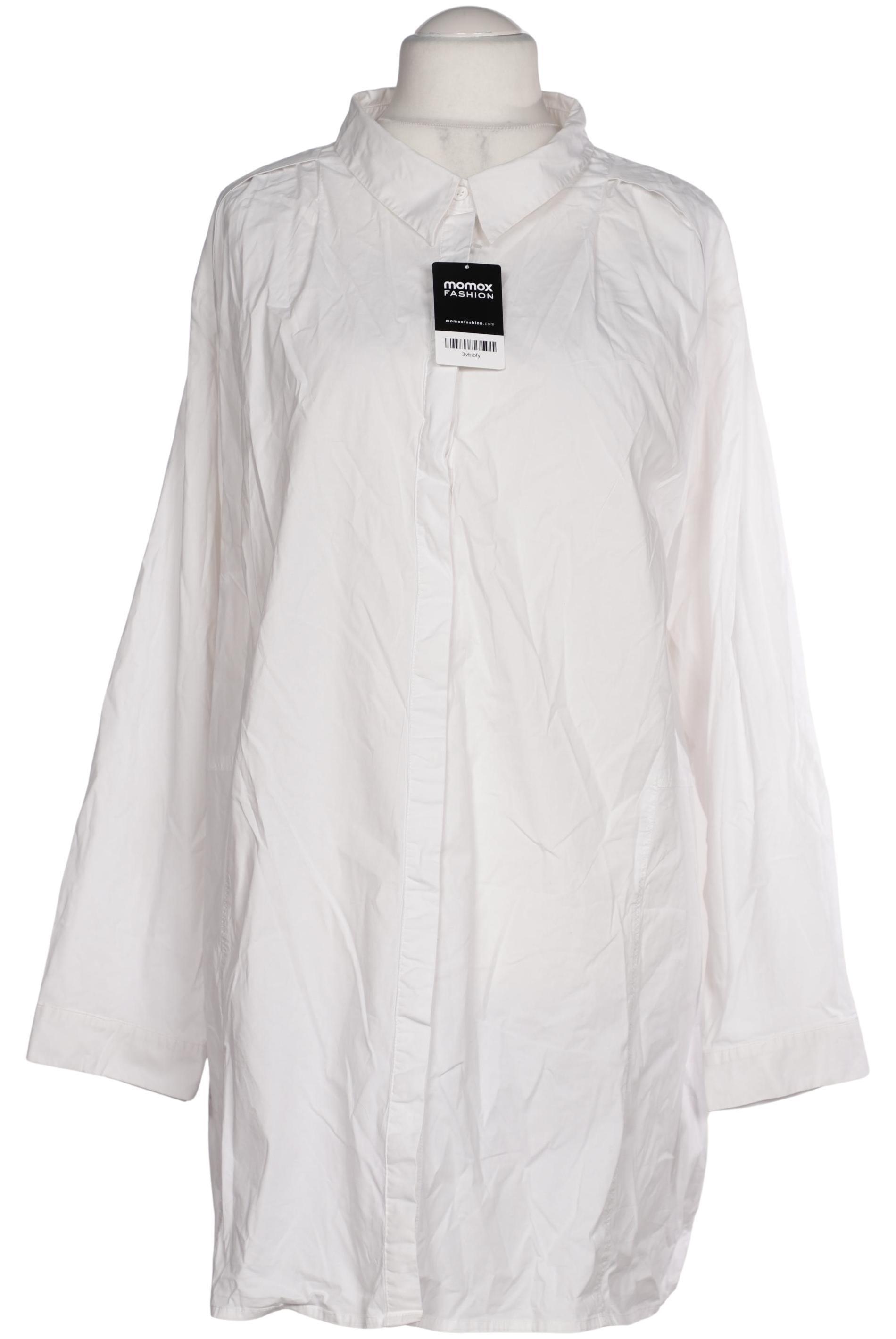 

Pure by Ulla Popken Damen Bluse, weiß, Gr. 58