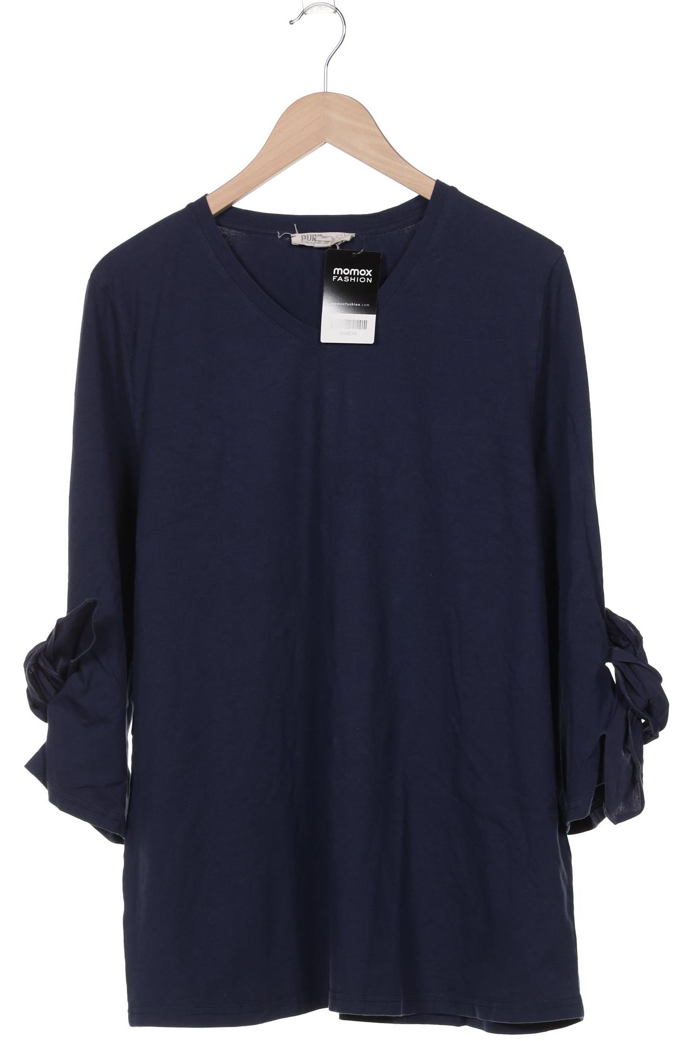 

Pure by Ulla Popken Damen Langarmshirt, marineblau, Gr. 46