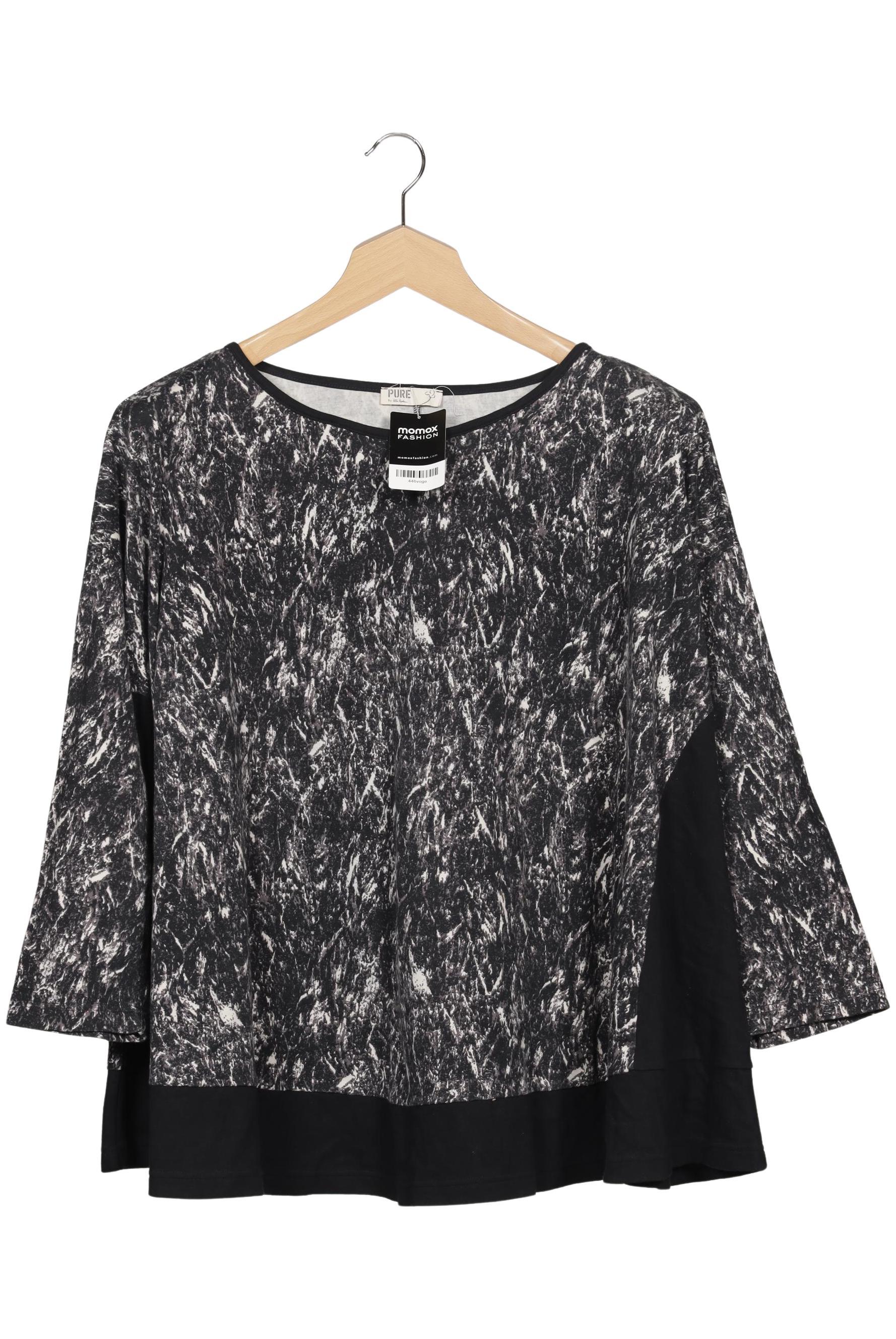 

Pure by Ulla Popken Damen Langarmshirt, grau, Gr. 50