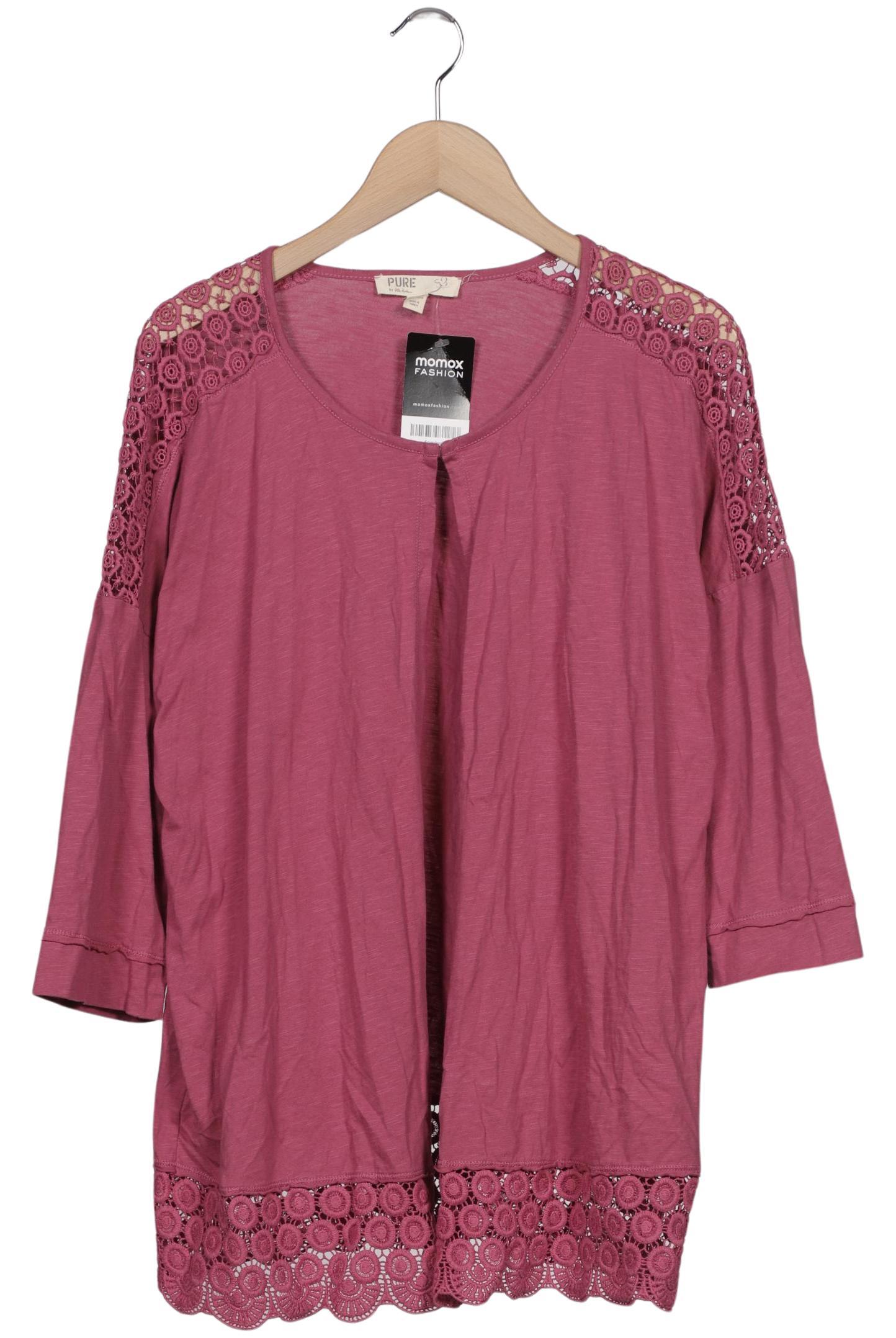 

Pure by Ulla Popken Damen Strickjacke, pink, Gr. 46