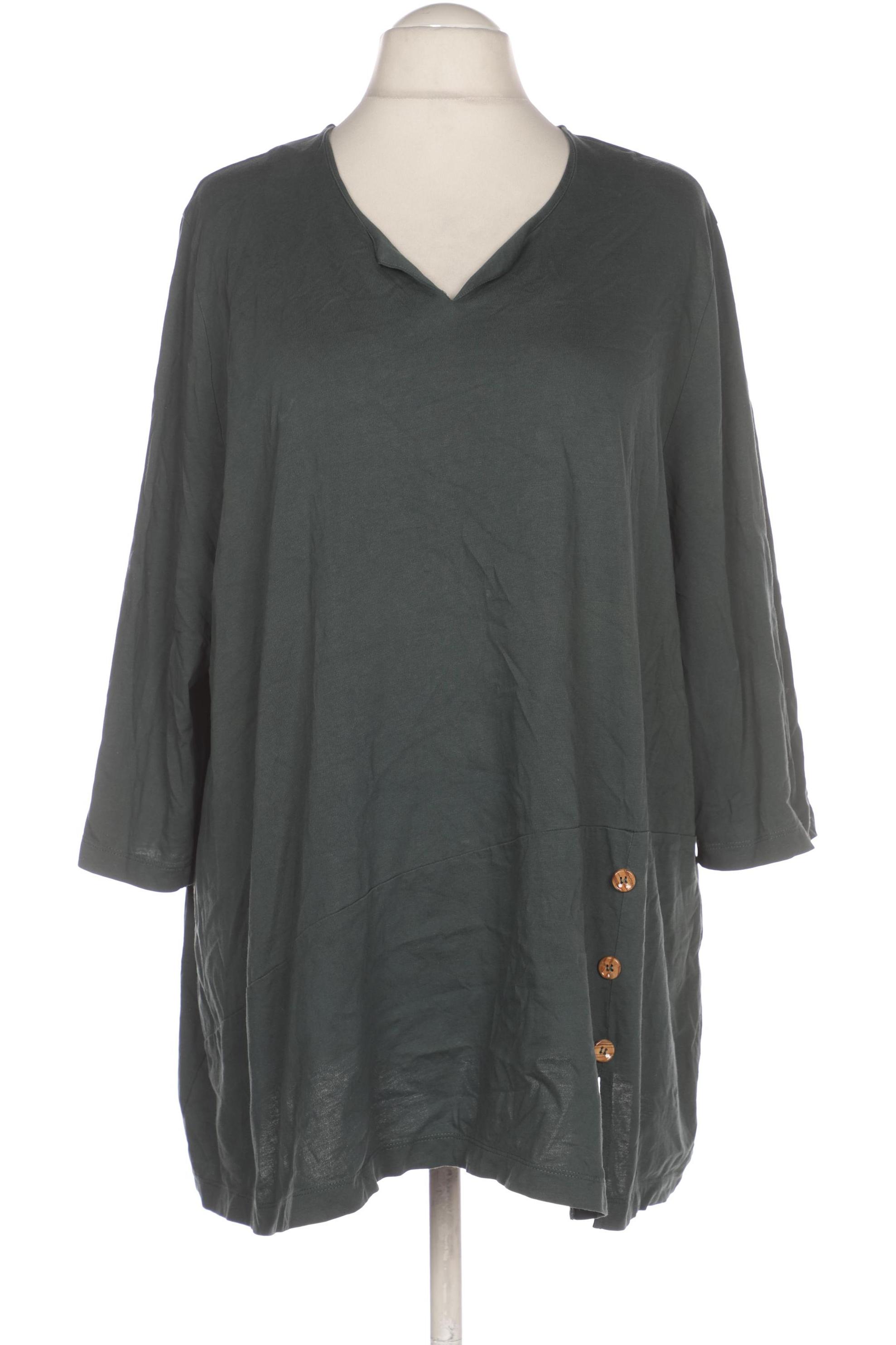 

Pure by Ulla Popken Damen Langarmshirt, grün, Gr. 54