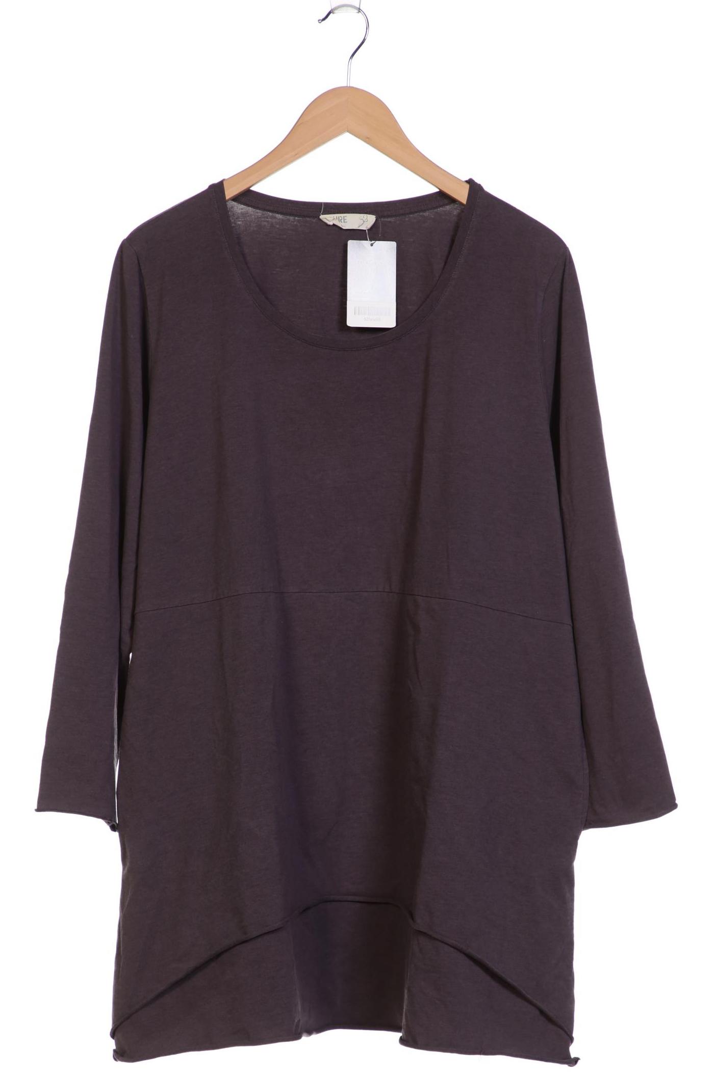 

Pure by Ulla Popken Damen Langarmshirt, grau, Gr. 50