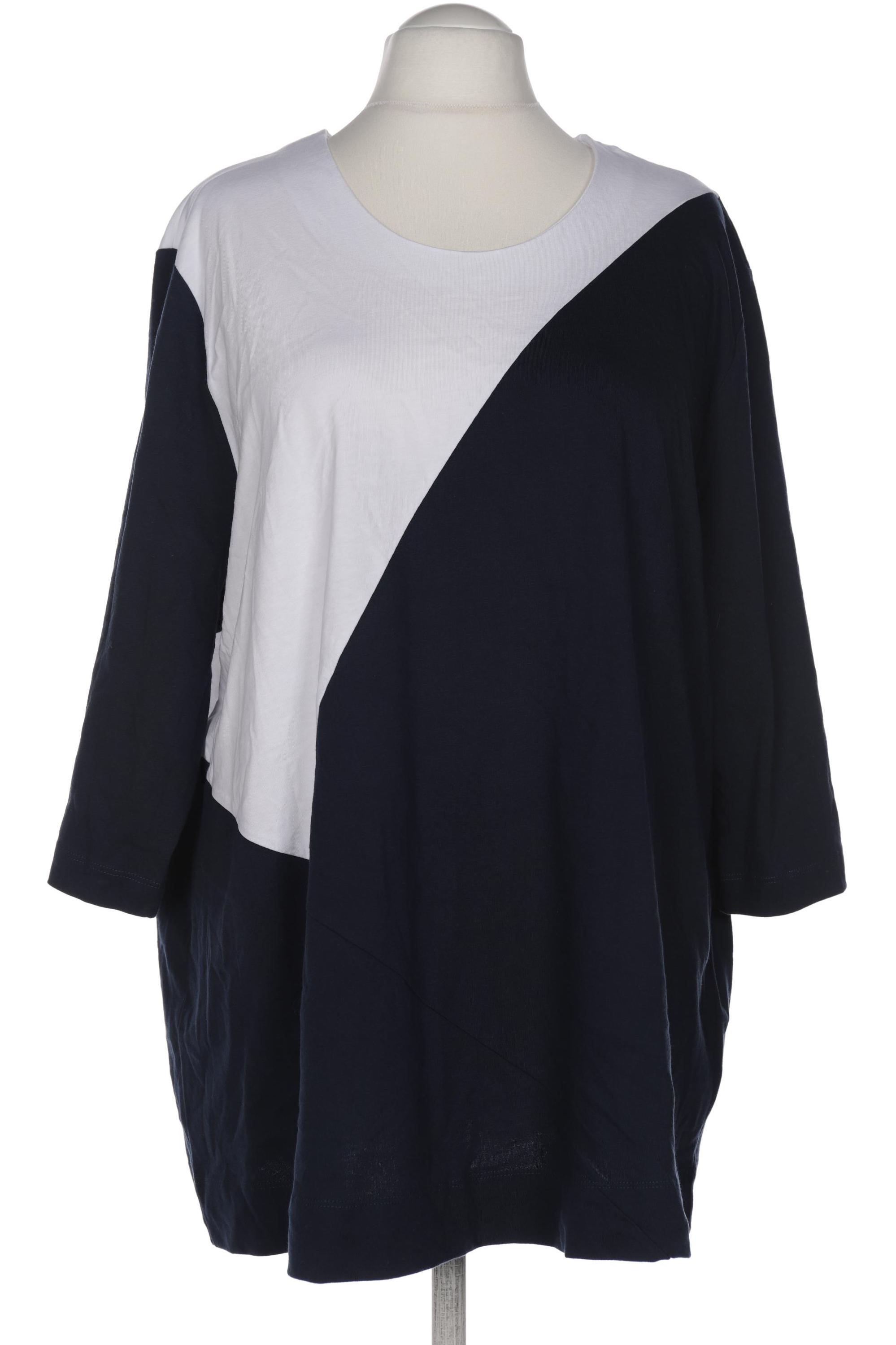 

Pure by Ulla Popken Damen Langarmshirt, marineblau, Gr. 54