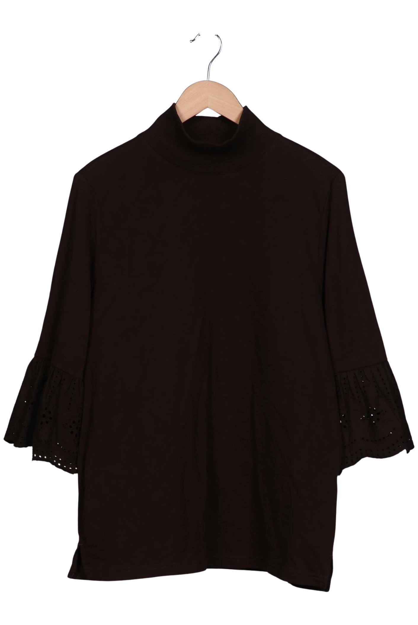 

Pure by Ulla Popken Damen Langarmshirt, braun, Gr. 46