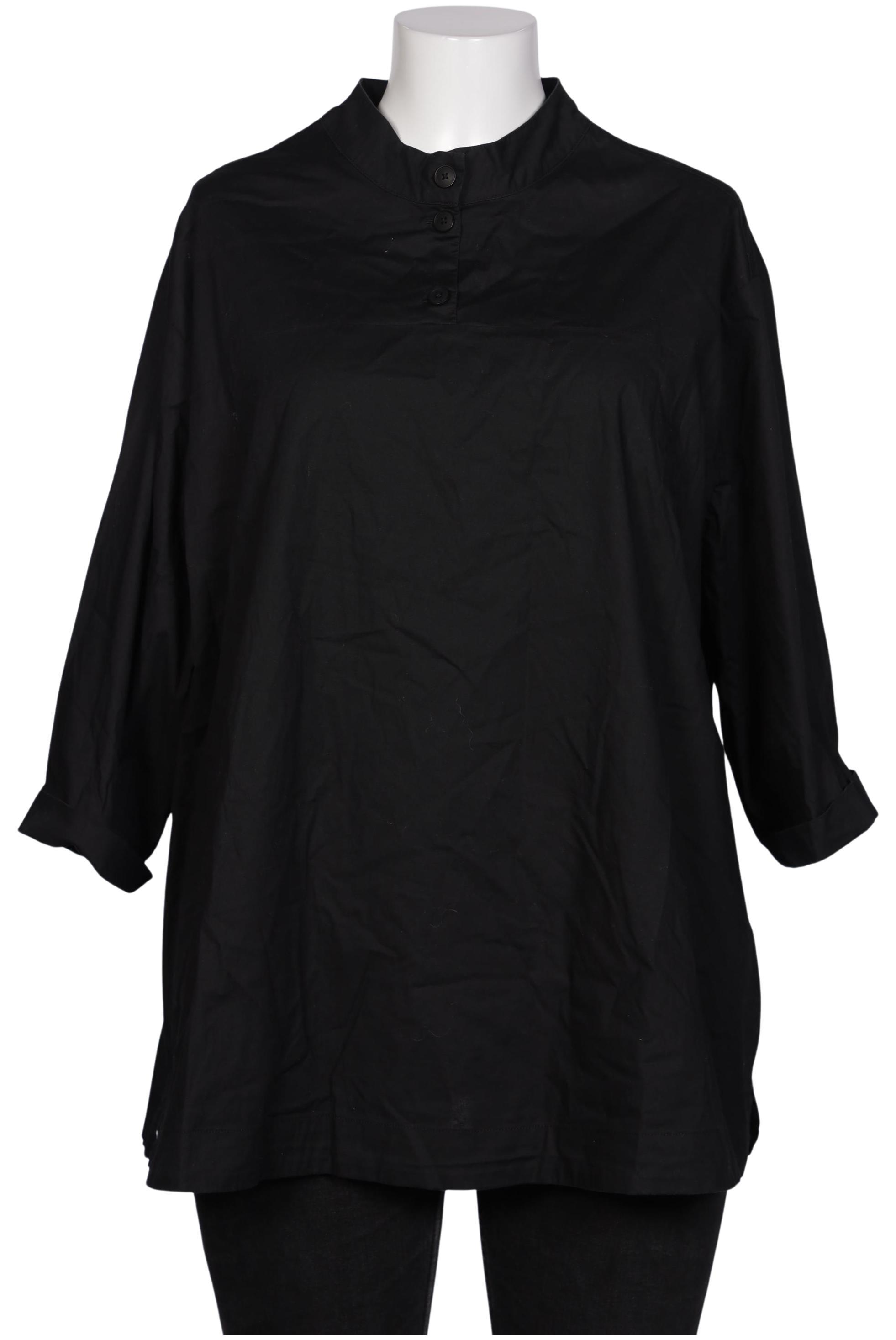 

Pure by Ulla Popken Damen Bluse, schwarz, Gr. 46