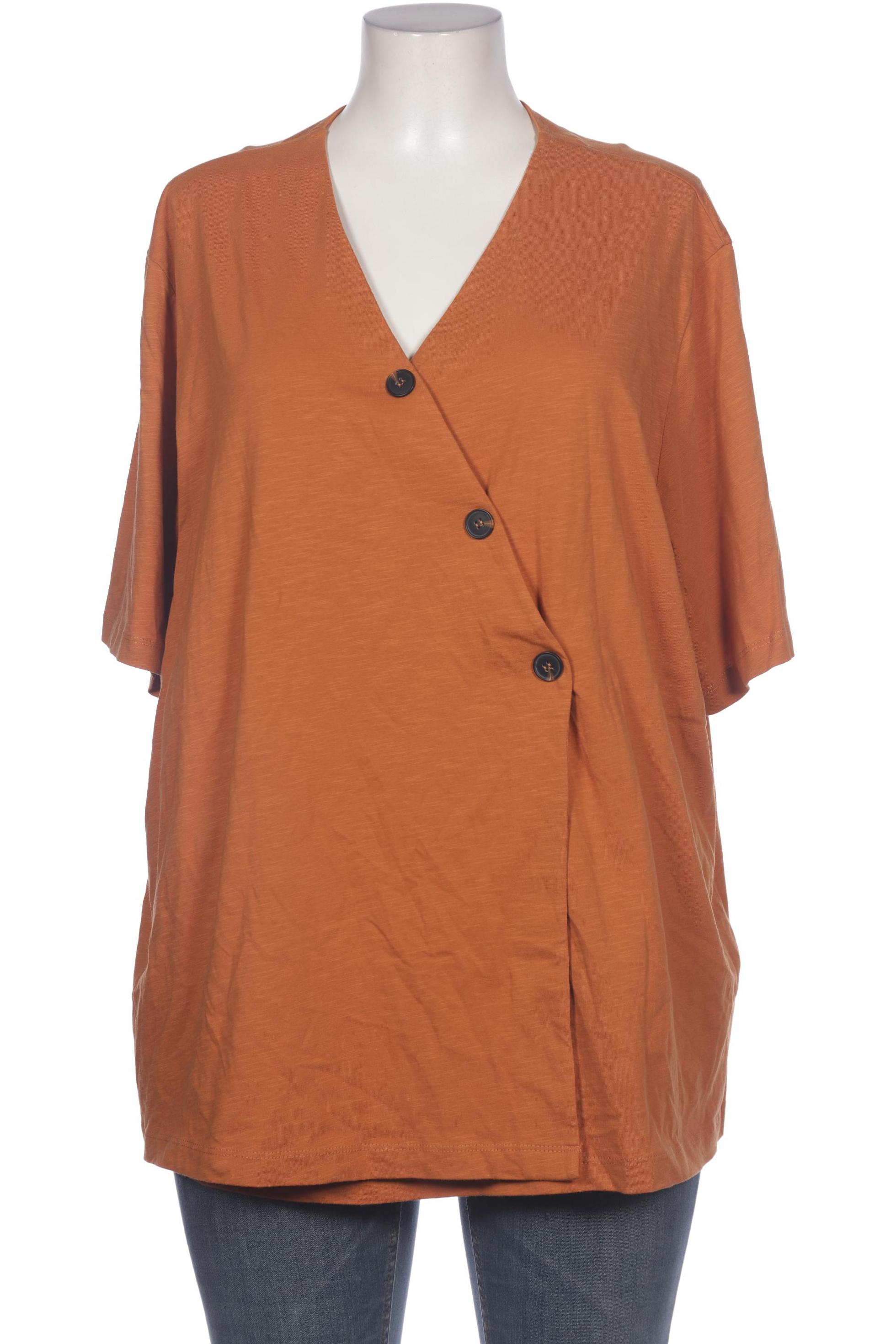 

Pure by Ulla Popken Damen Bluse, orange, Gr. 50