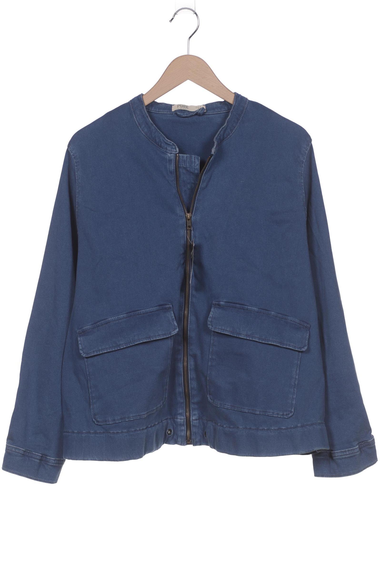 

Pure by Ulla Popken Damen Jacke, blau, Gr. 50