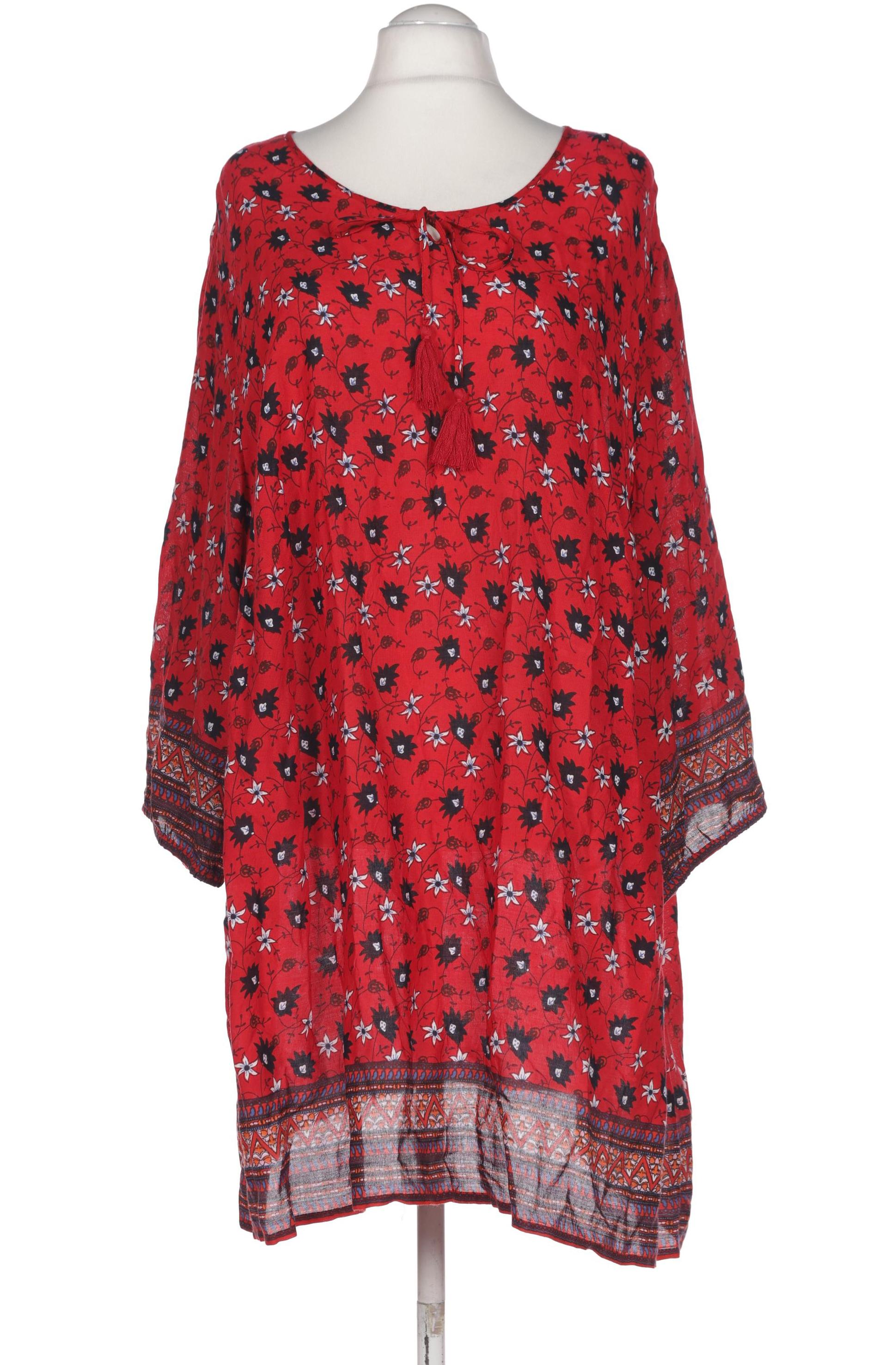 

Pure by Ulla Popken Damen Bluse, rot, Gr. 28