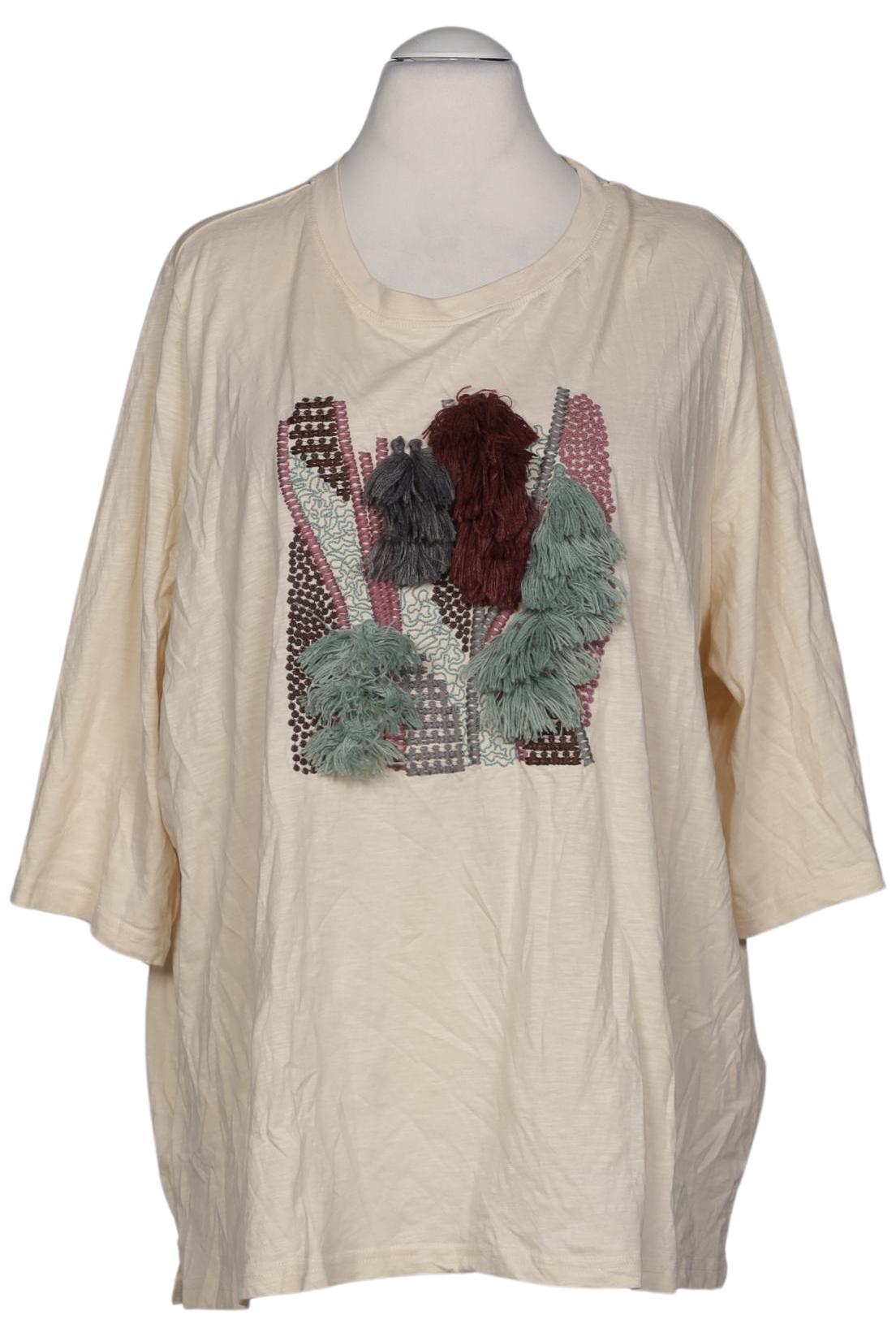 

Pure by Ulla Popken Damen T-Shirt, beige, Gr. 54