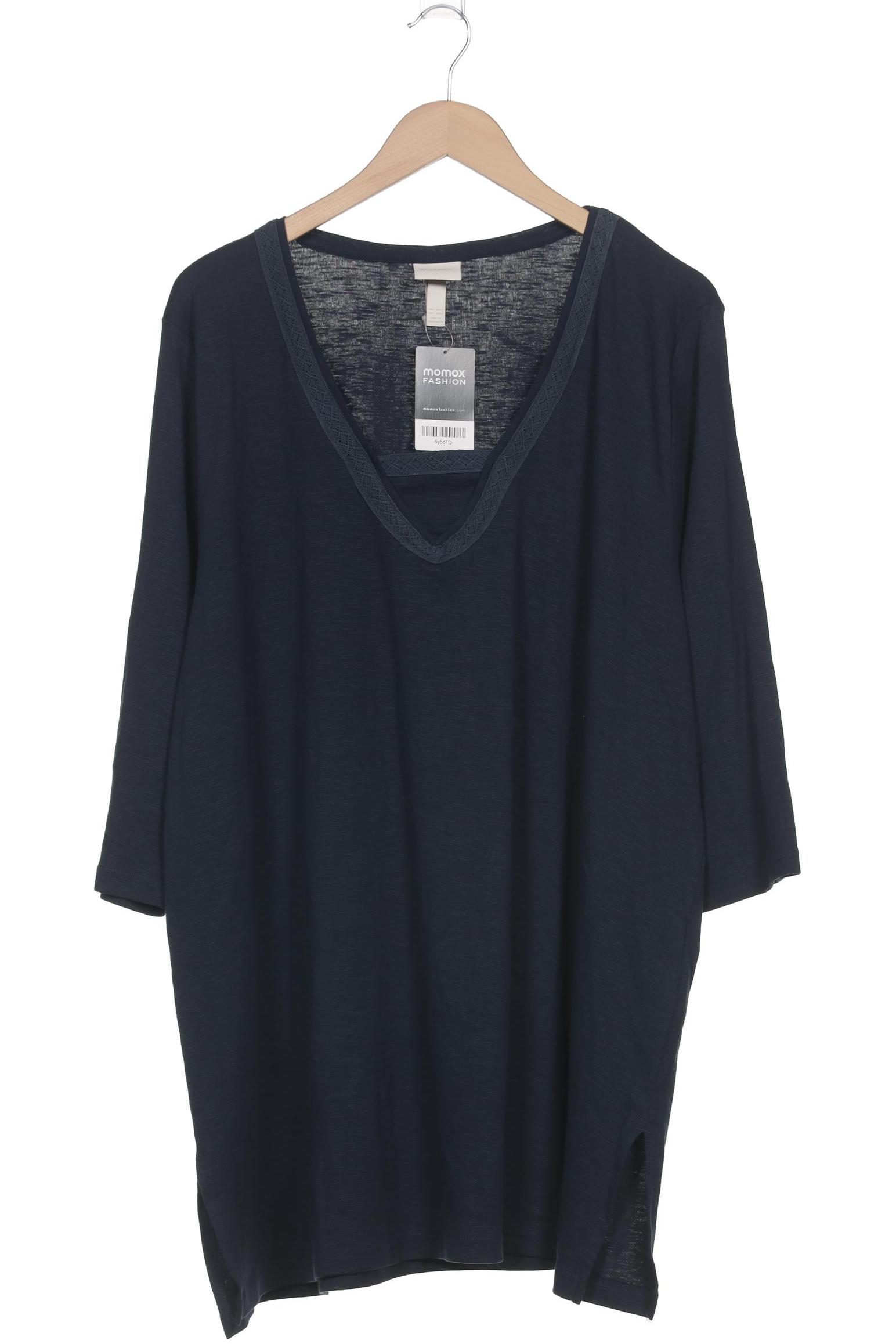 

Pure by Ulla Popken Damen Langarmshirt, marineblau, Gr. 50