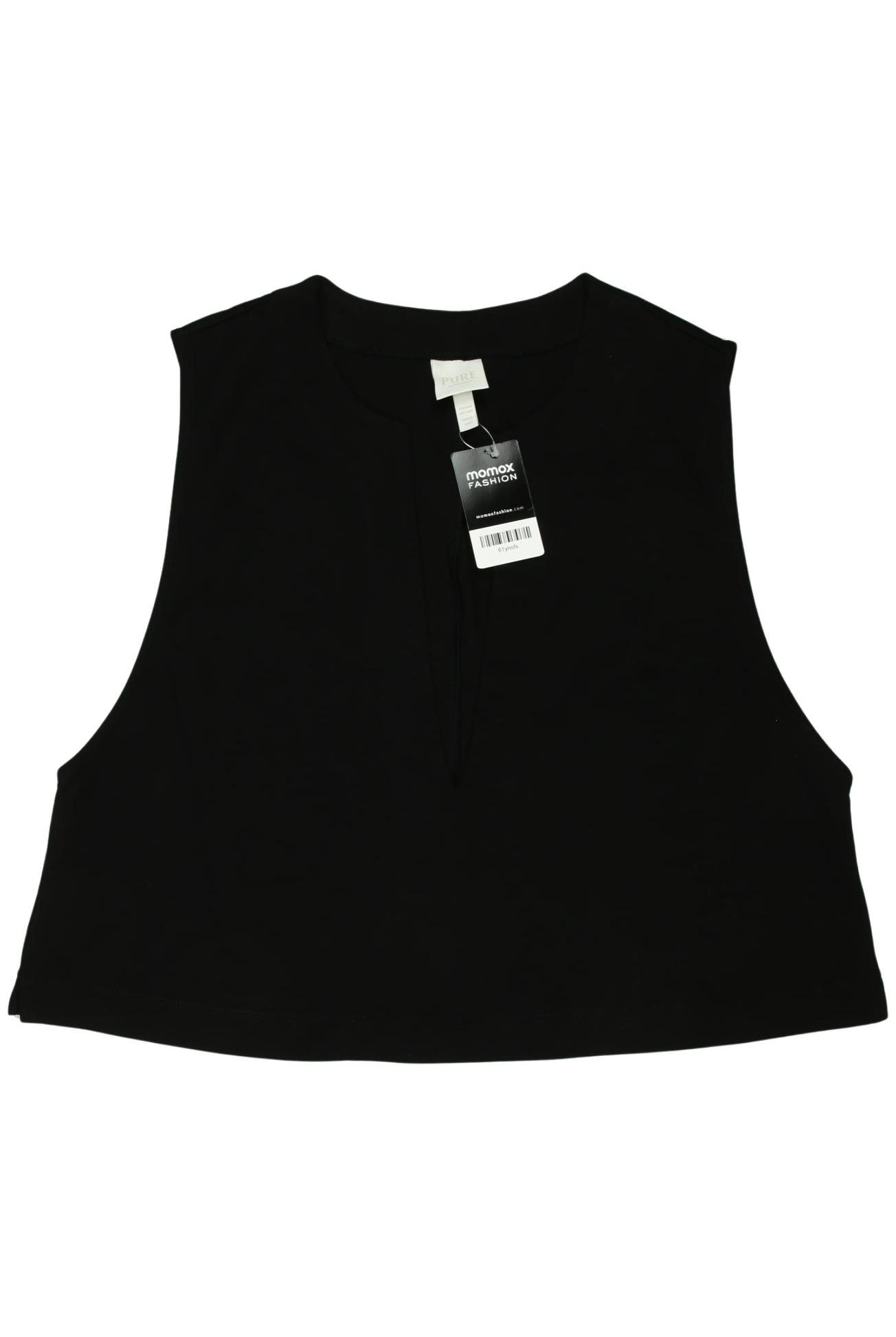 

Pure by Ulla Popken Damen Top, schwarz, Gr. 46
