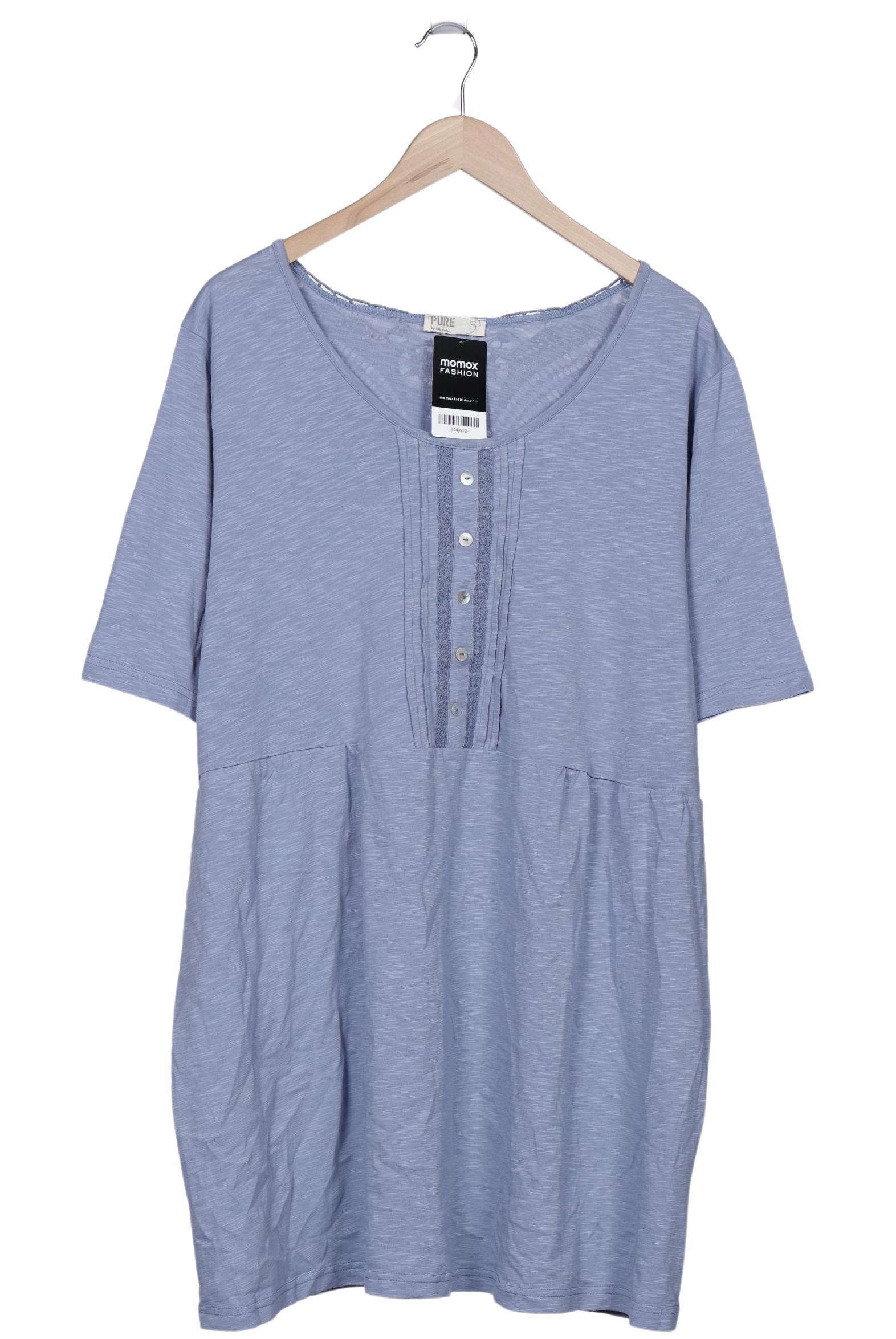 

Pure by Ulla Popken Damen T-Shirt, blau, Gr. 50