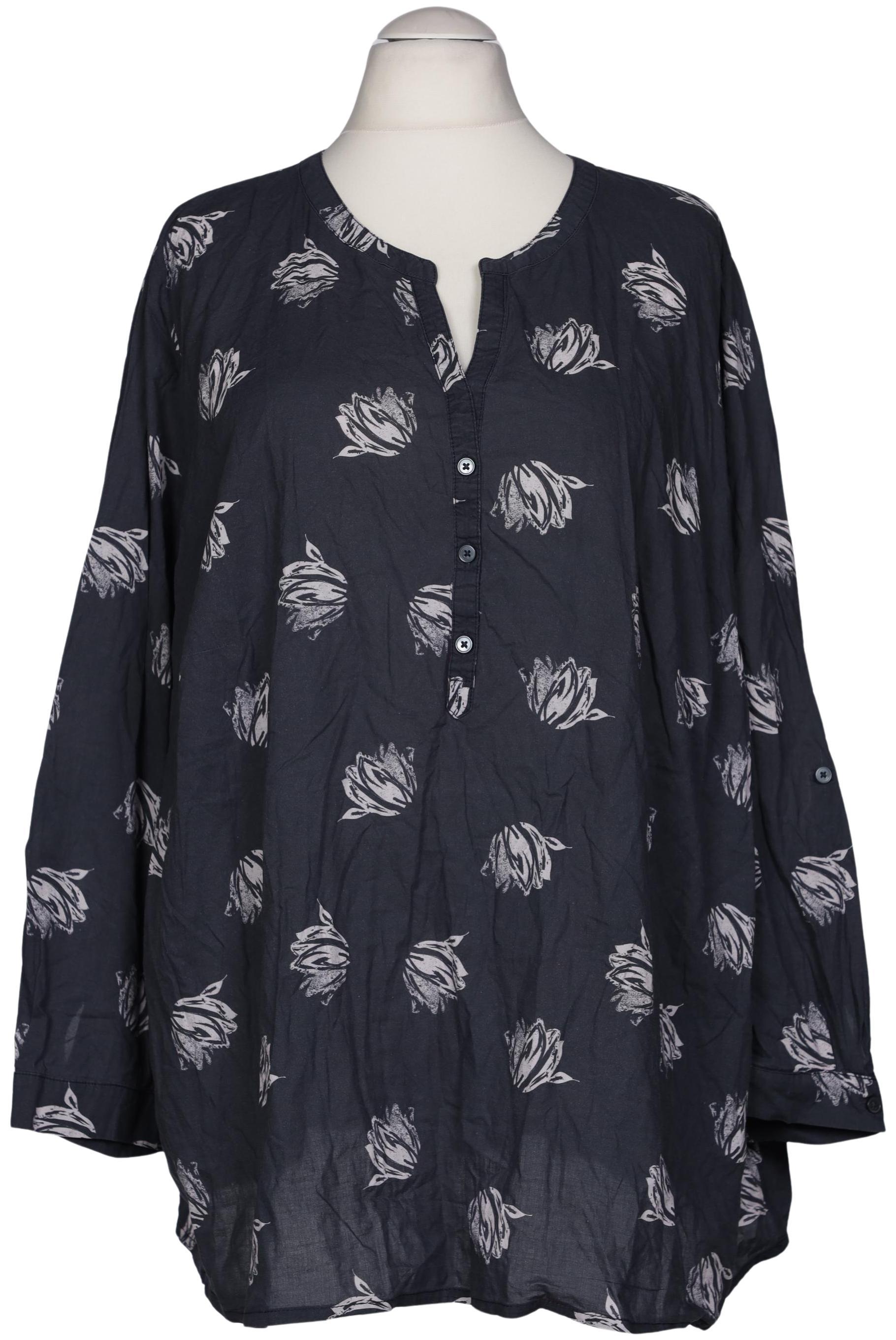 

Pure by Ulla Popken Damen Bluse, marineblau, Gr. 58