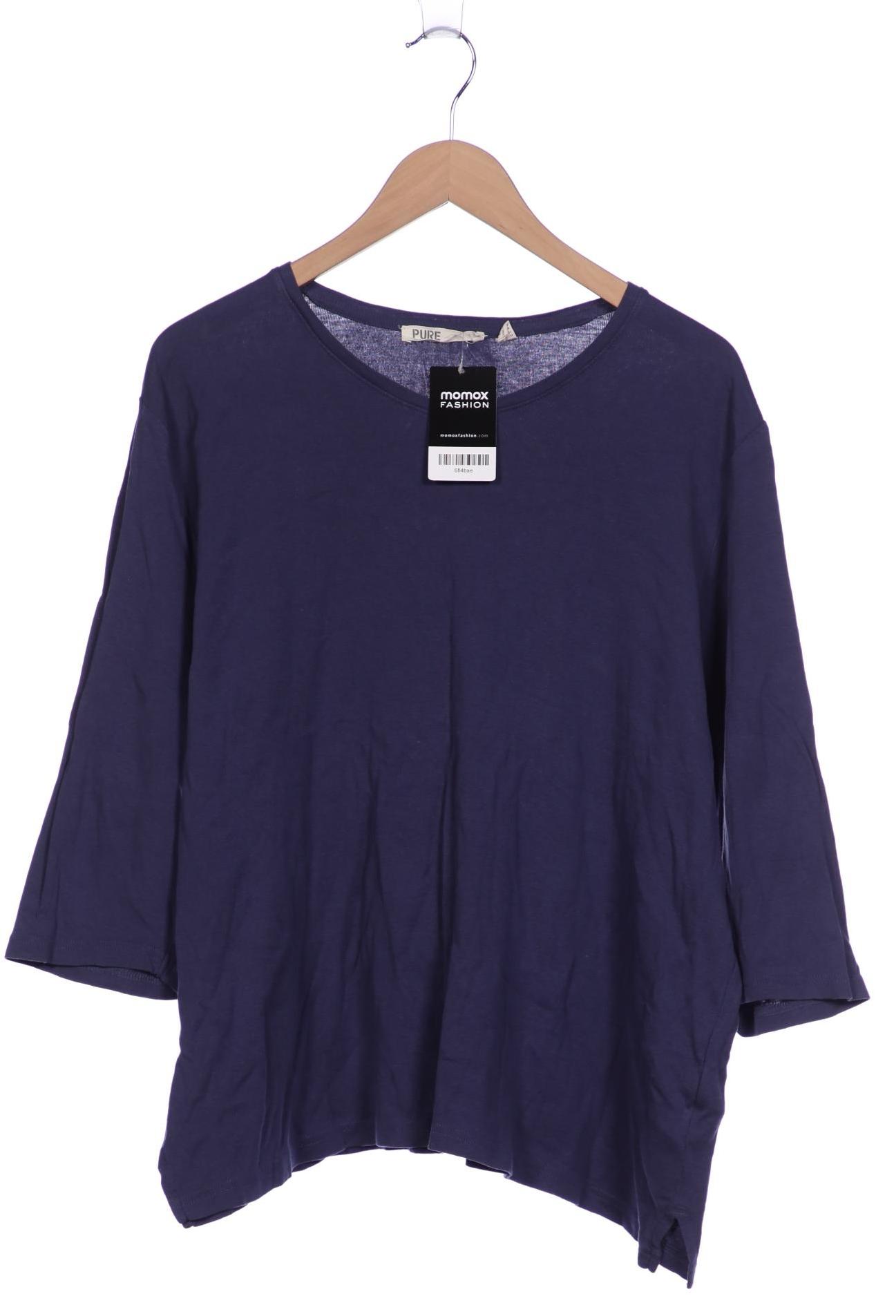 

Pure by Ulla Popken Damen Langarmshirt, marineblau, Gr. 46