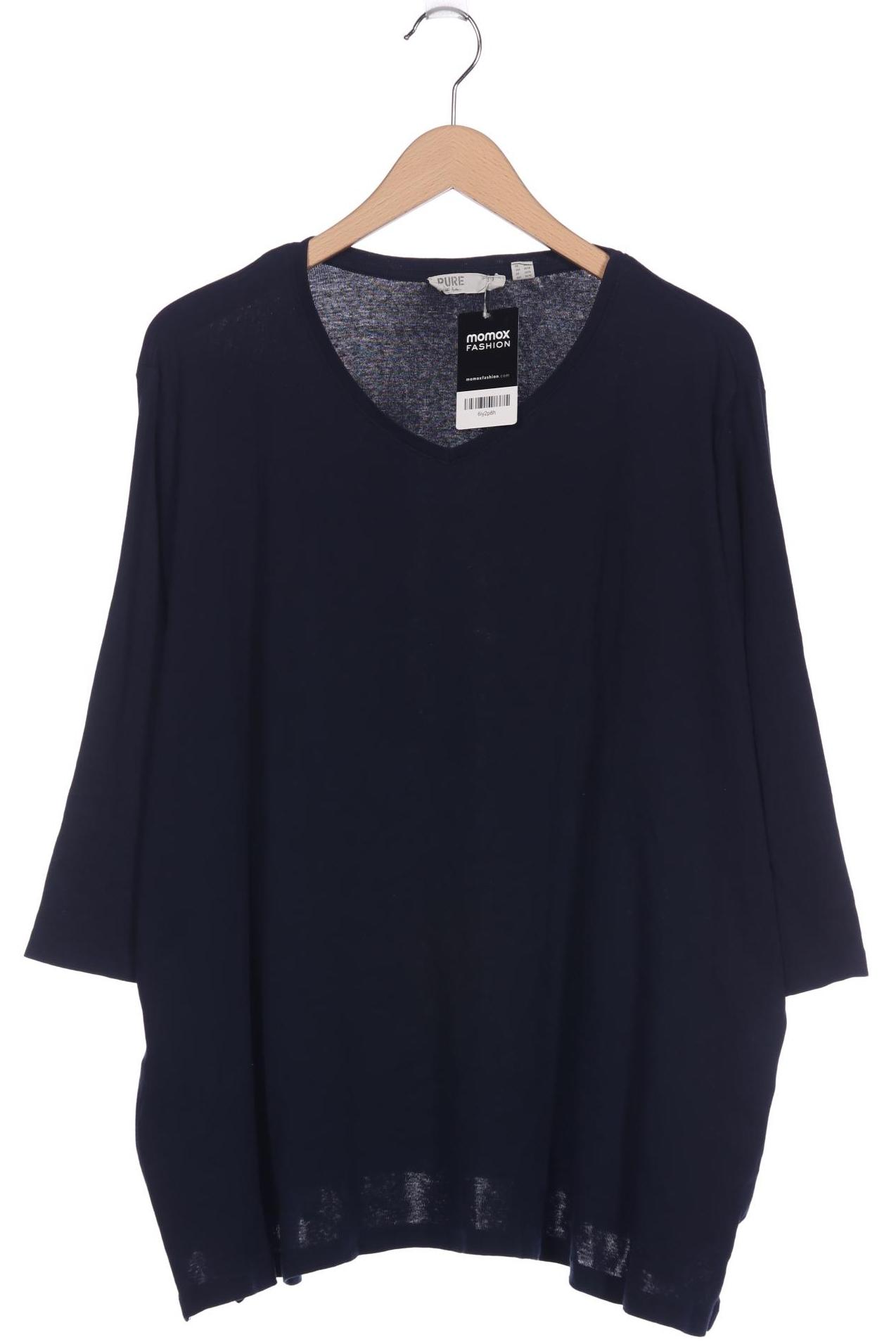 

Pure by Ulla Popken Damen Langarmshirt, marineblau, Gr. 50