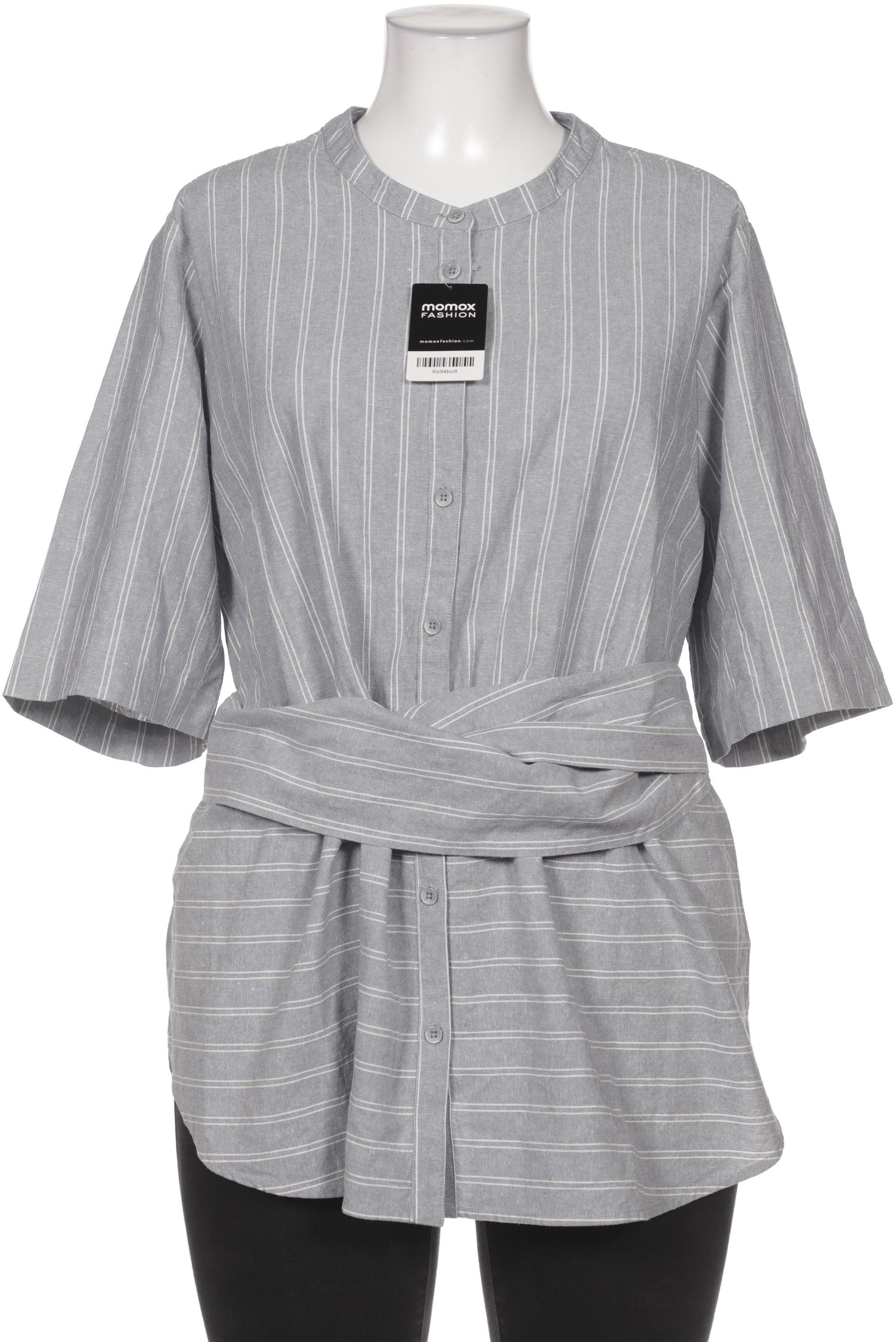 

Pure by Ulla Popken Damen Bluse, hellblau, Gr. 50