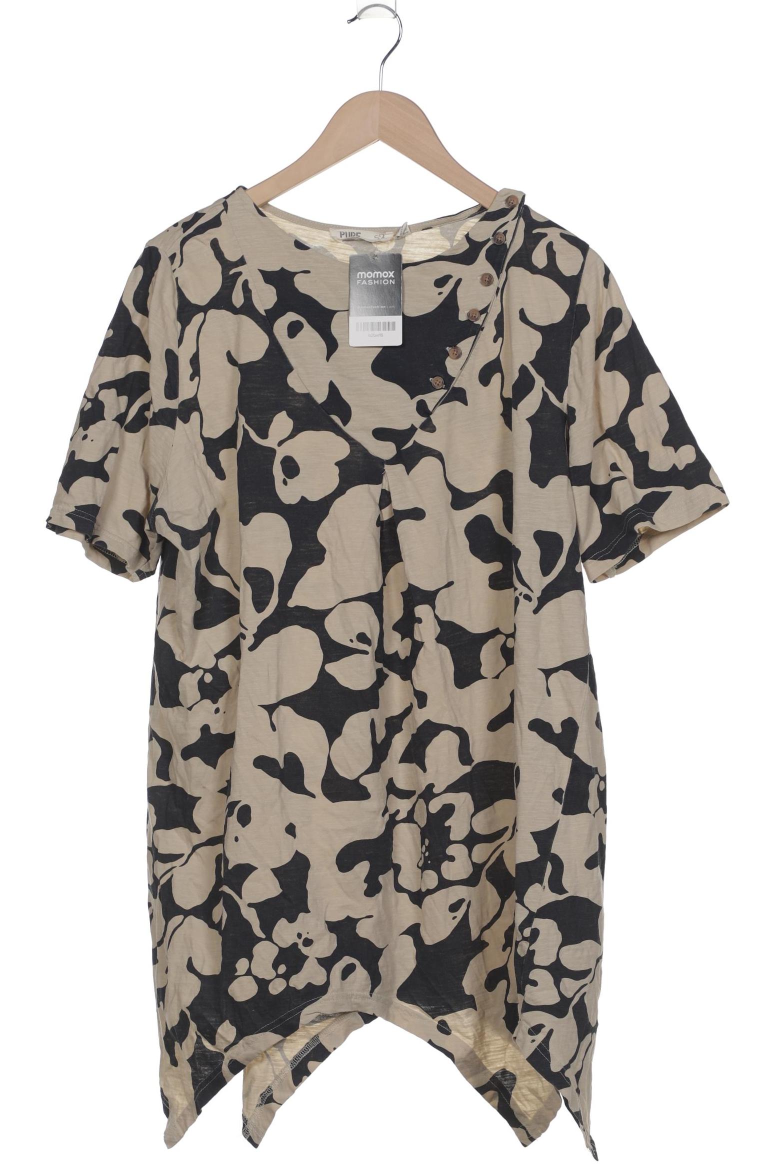 

Pure by Ulla Popken Damen T-Shirt, beige, Gr. 46