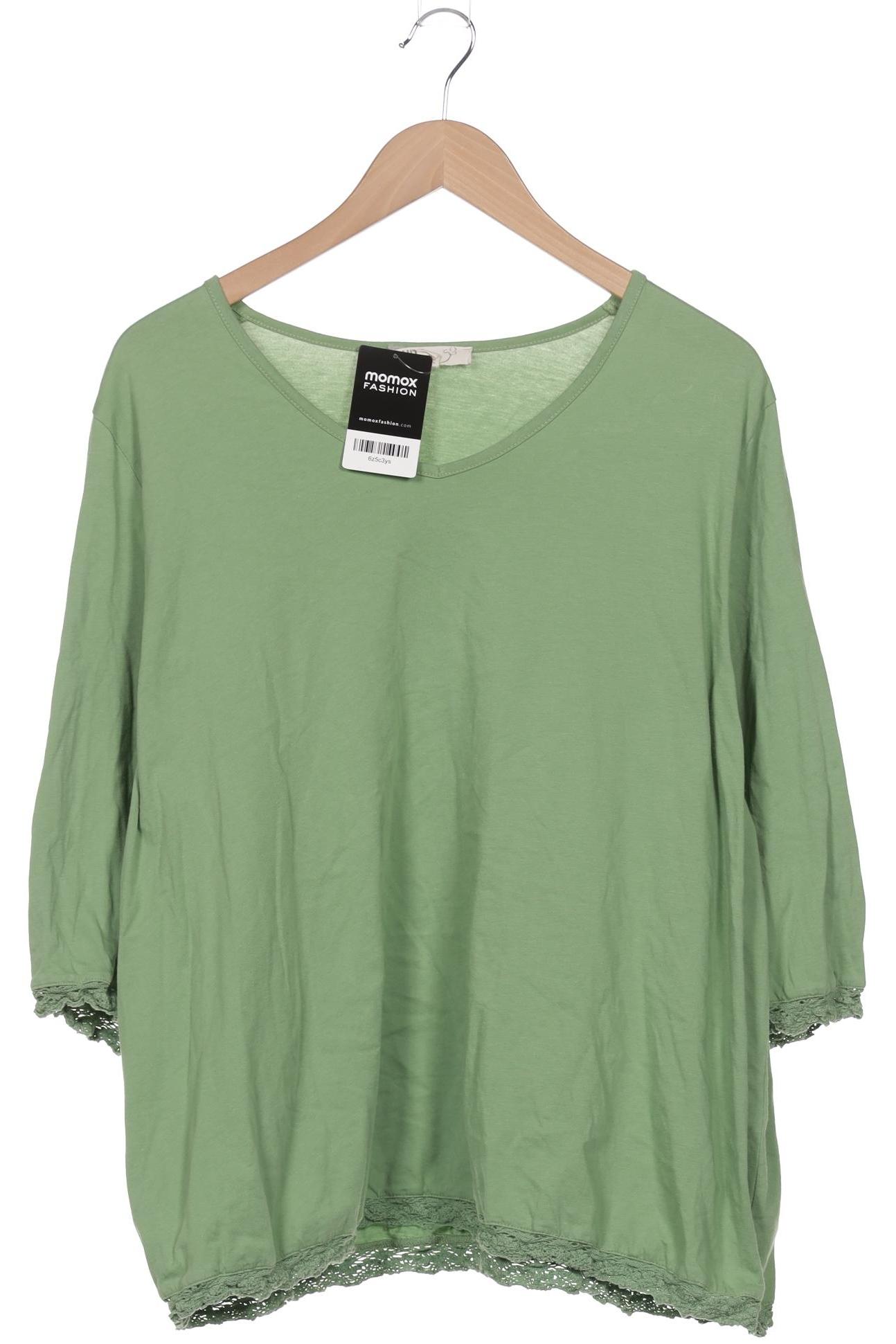 

Pure by Ulla Popken Damen Langarmshirt, grün, Gr. 50