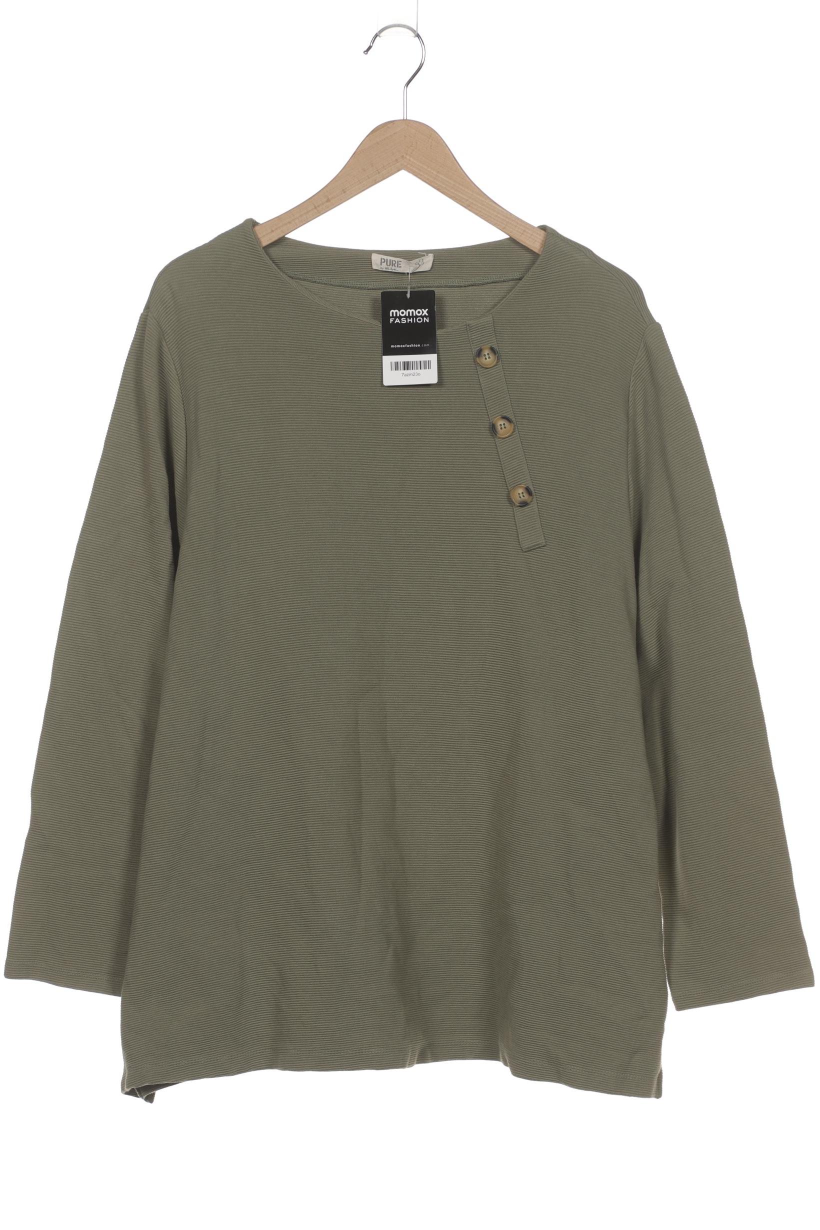 

Pure by Ulla Popken Damen Pullover, grün, Gr. 48