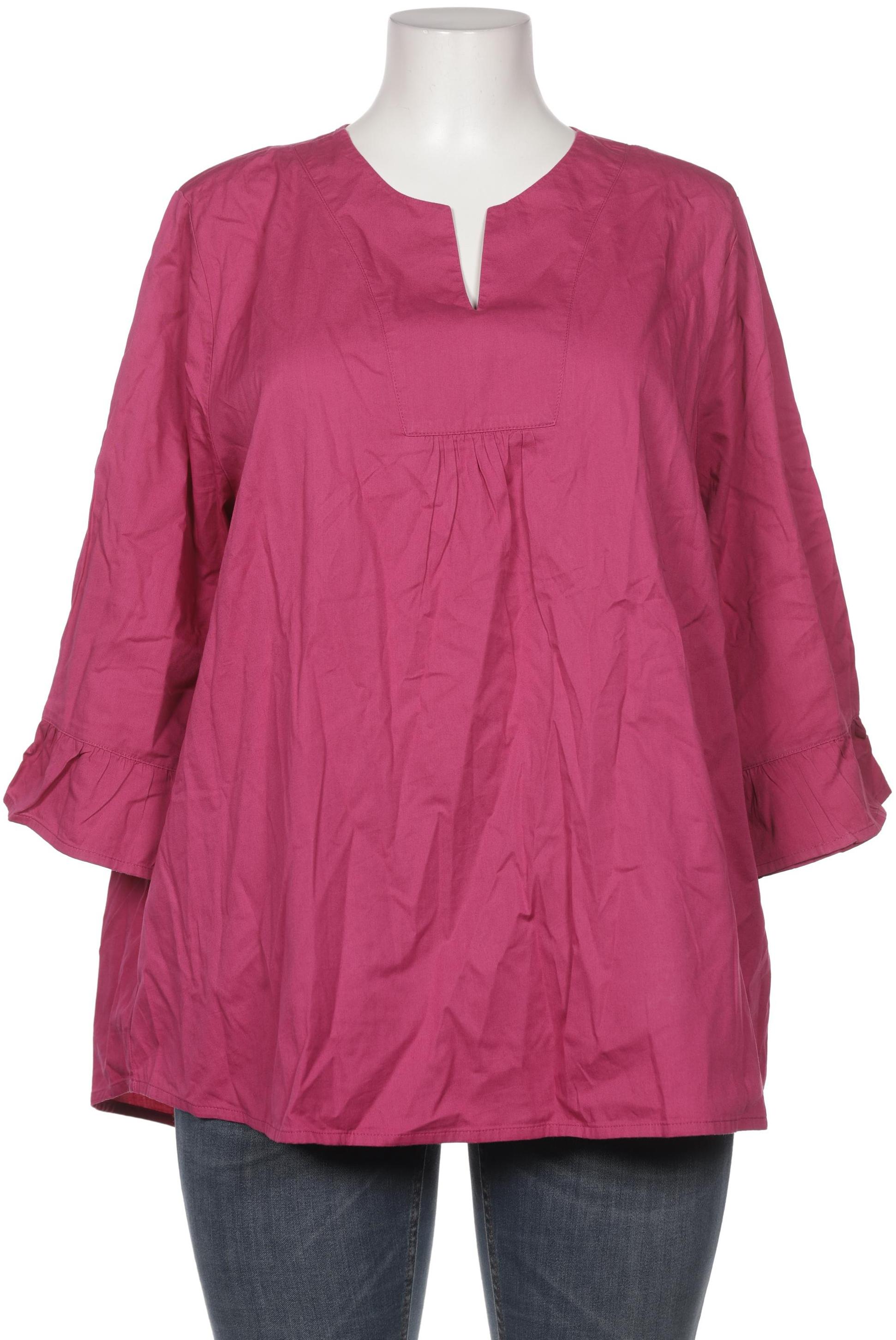 

Pure by Ulla Popken Damen Bluse, pink, Gr. 50