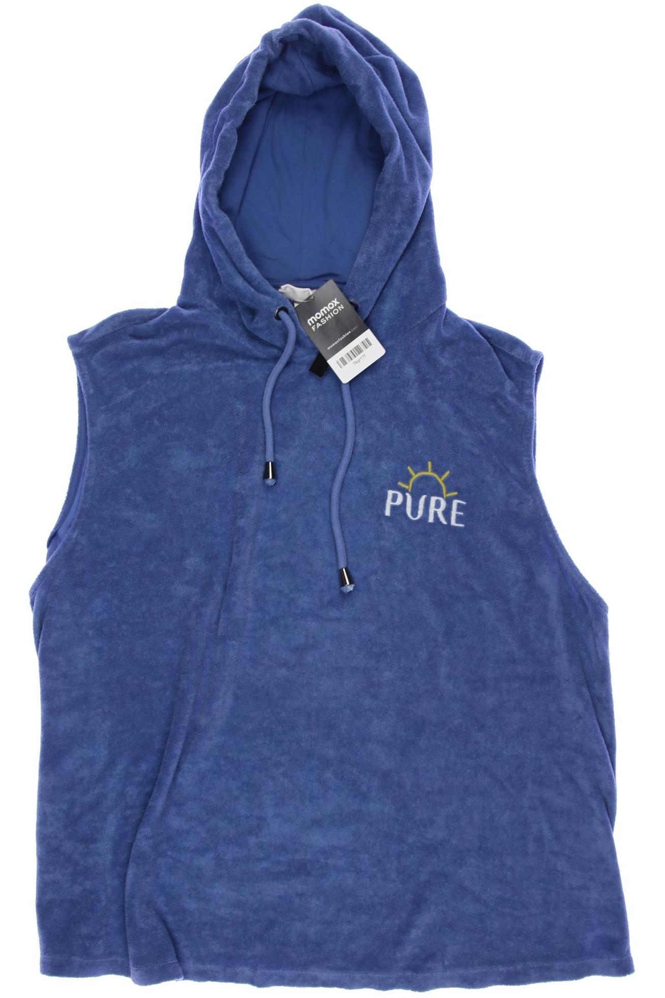 

Pure by Ulla Popken Damen Kapuzenpullover, blau, Gr. 46