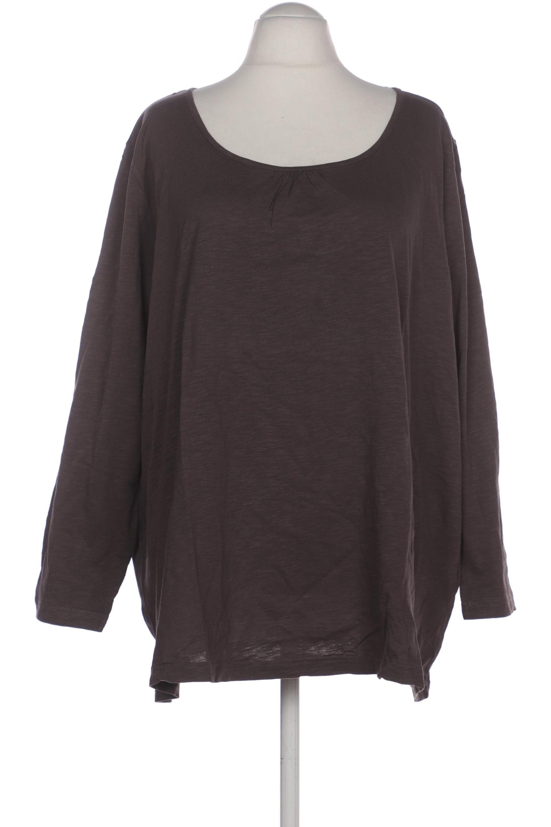 

Pure by Ulla Popken Damen Langarmshirt, grau, Gr. 58