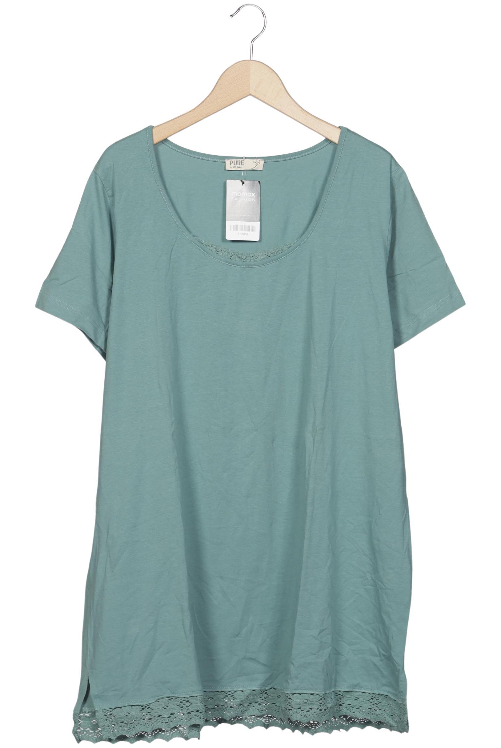 

Pure by Ulla Popken Damen T-Shirt, türkis, Gr. 50