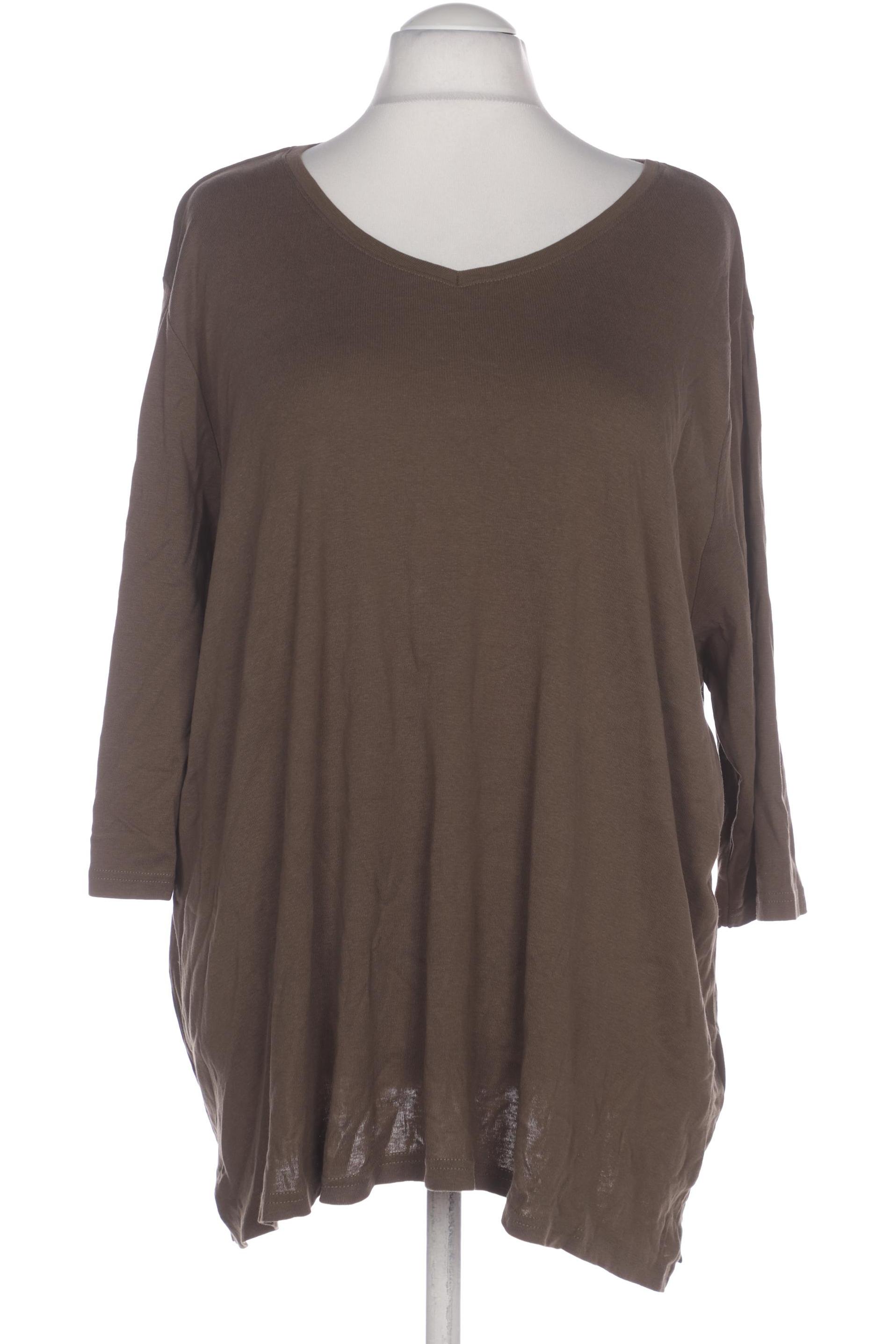 

Pure by Ulla Popken Damen Langarmshirt, grün, Gr. 54