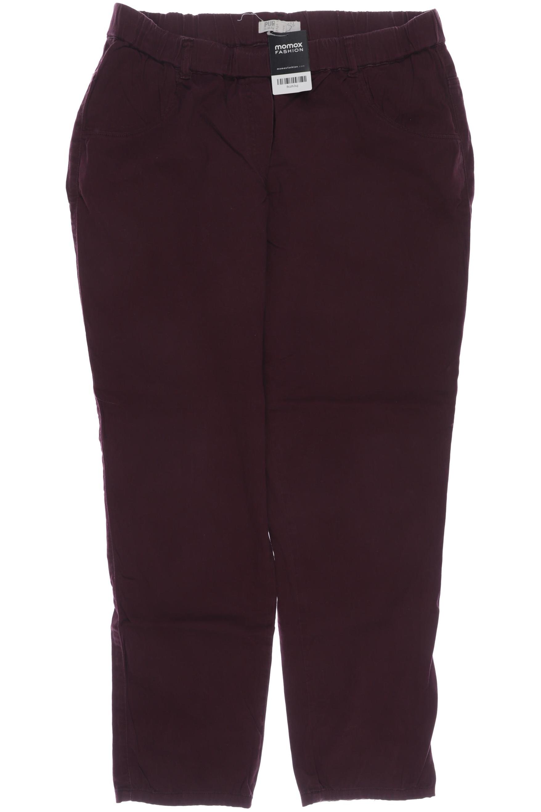 

Pure by Ulla Popken Damen Jeans, bordeaux, Gr. 48
