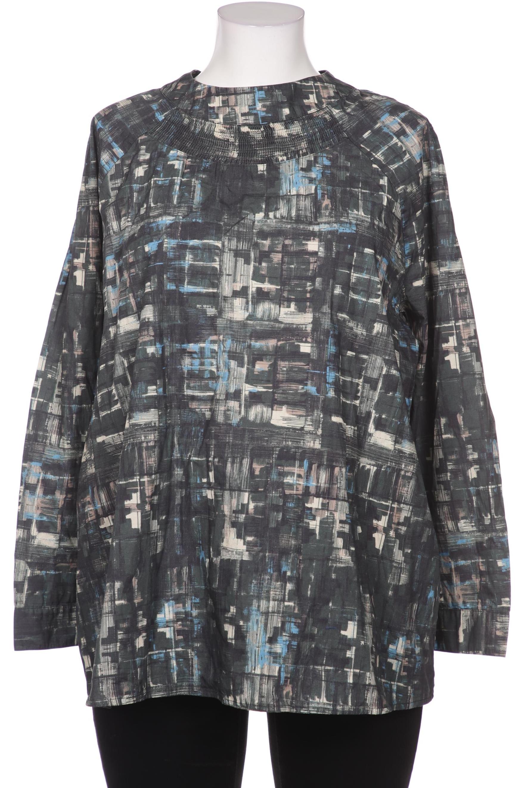 

Pure by Ulla Popken Damen Bluse, grün, Gr. 46