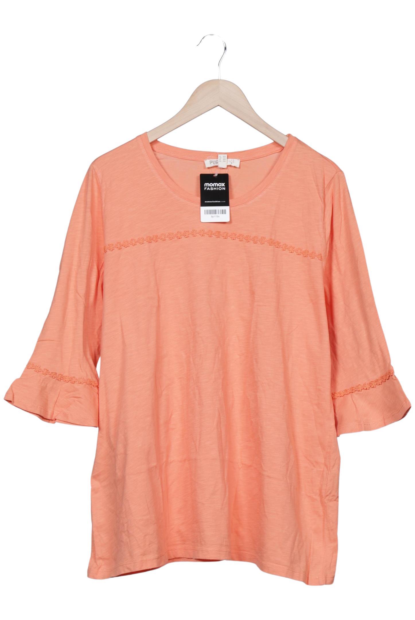 

Pure by Ulla Popken Damen T-Shirt, orange, Gr. 46