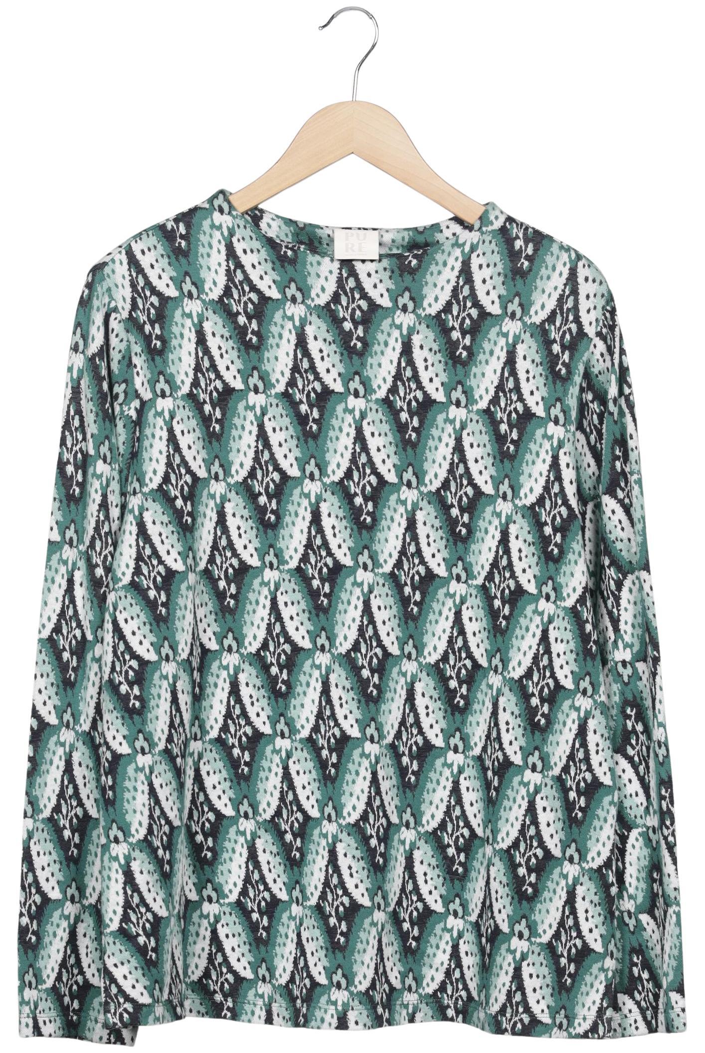 

Pure by Ulla Popken Damen Pullover, grün, Gr. 42