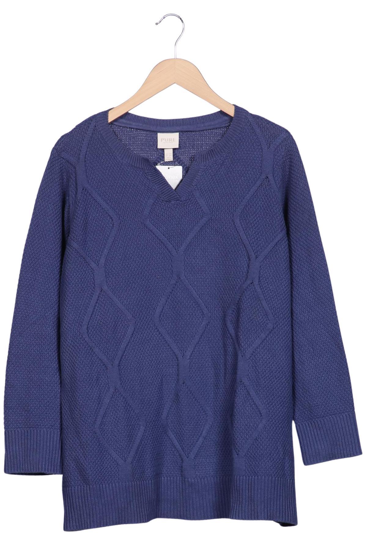 

Pure by Ulla Popken Damen Pullover, marineblau, Gr. 50