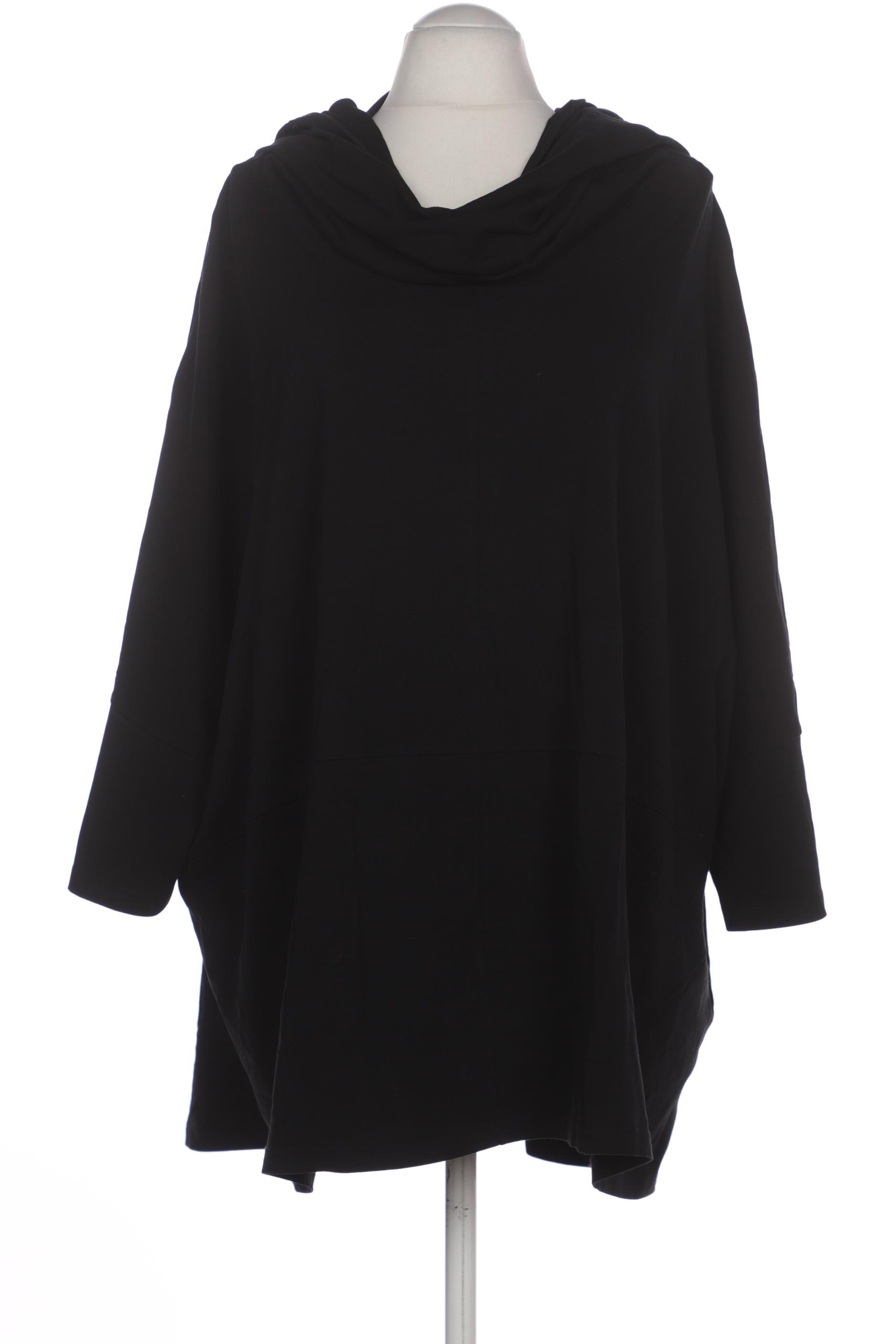

Pure by Ulla Popken Damen Kapuzenpullover, schwarz, Gr. 58