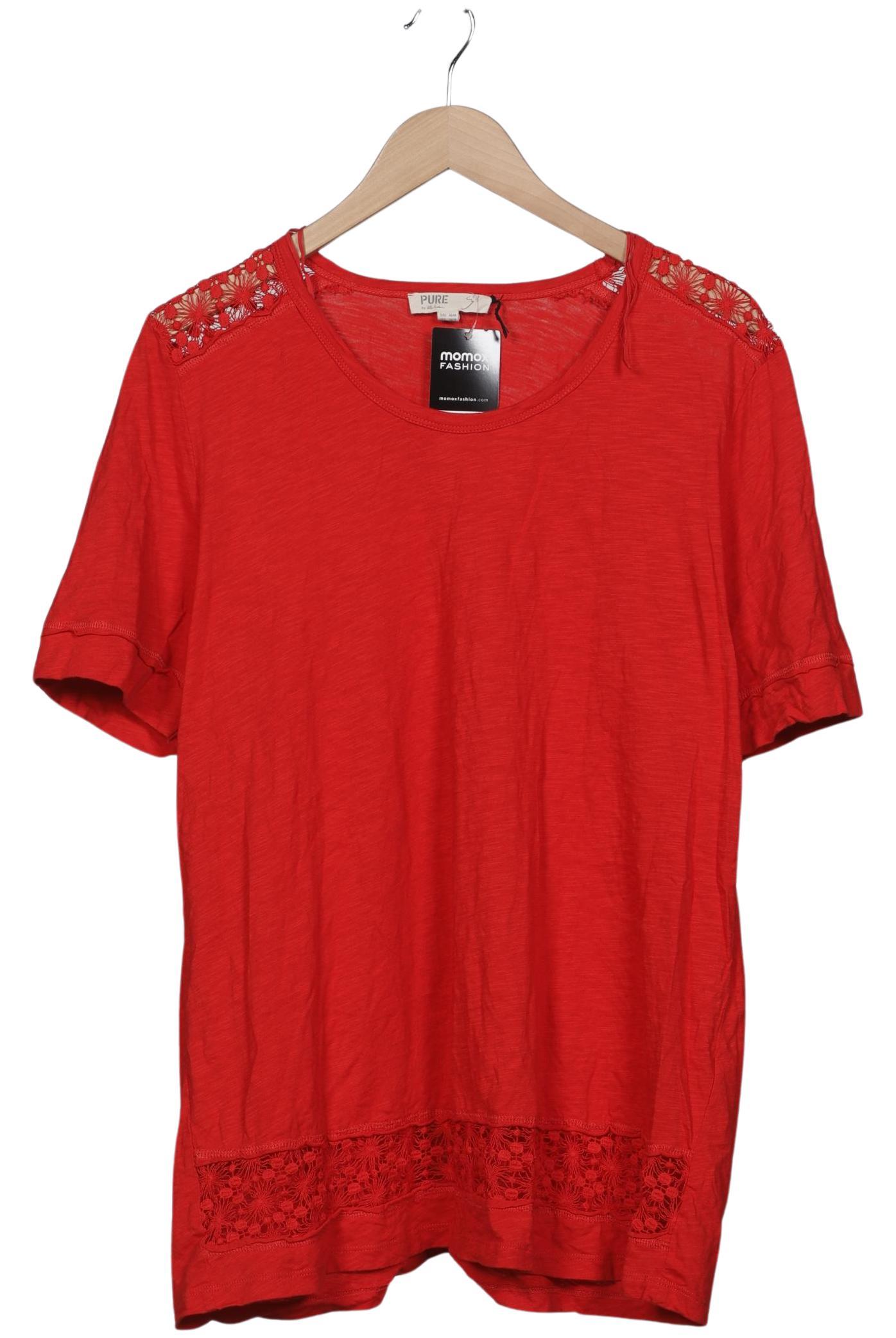 

Pure by Ulla Popken Damen T-Shirt, rot, Gr. 46