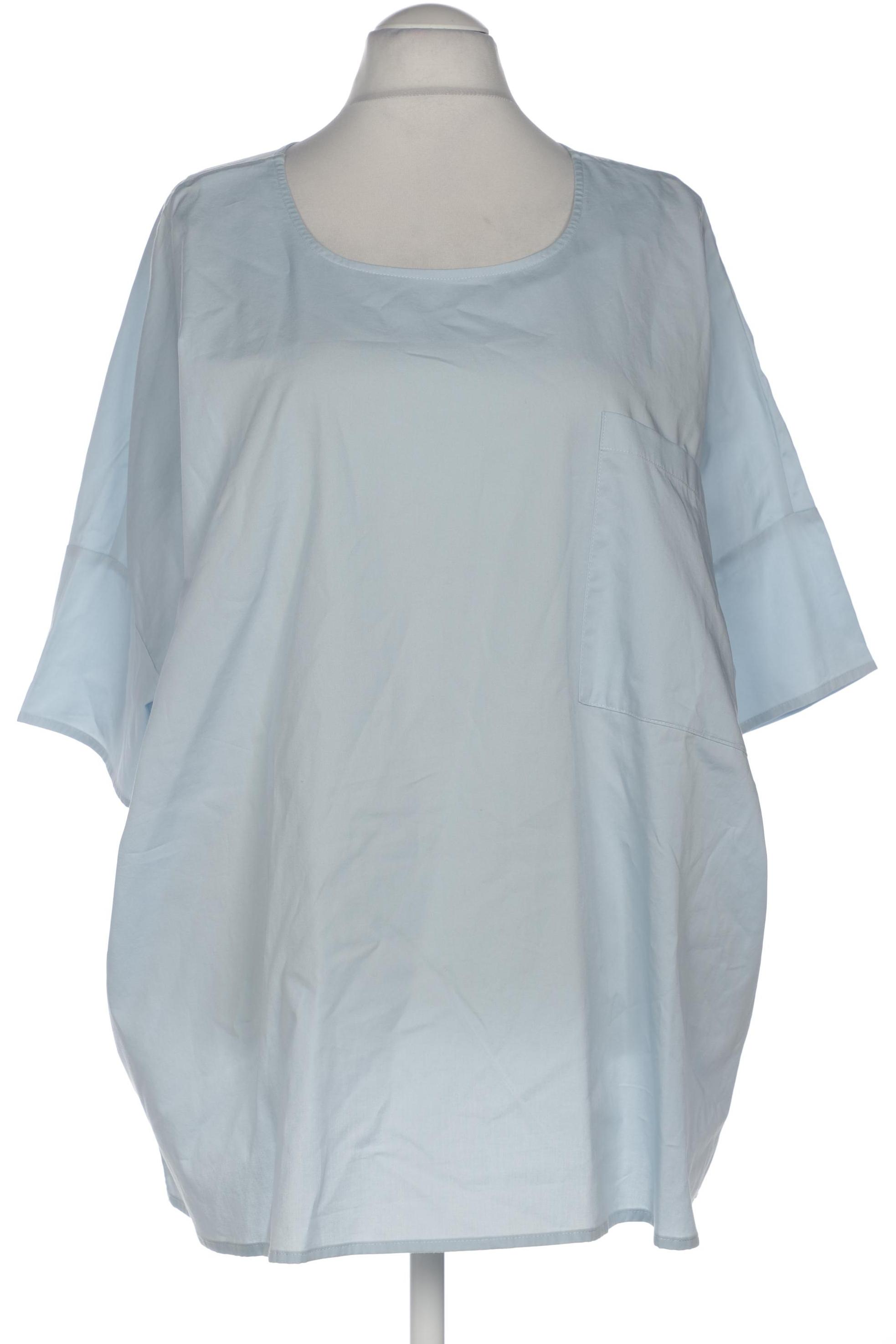 

Pure by Ulla Popken Damen Bluse, hellblau, Gr. 54