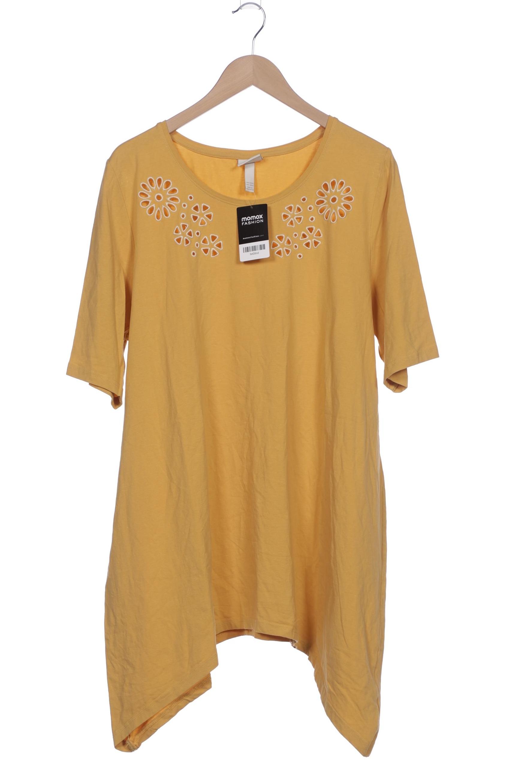 

Pure by Ulla Popken Damen T-Shirt, gelb, Gr. 50