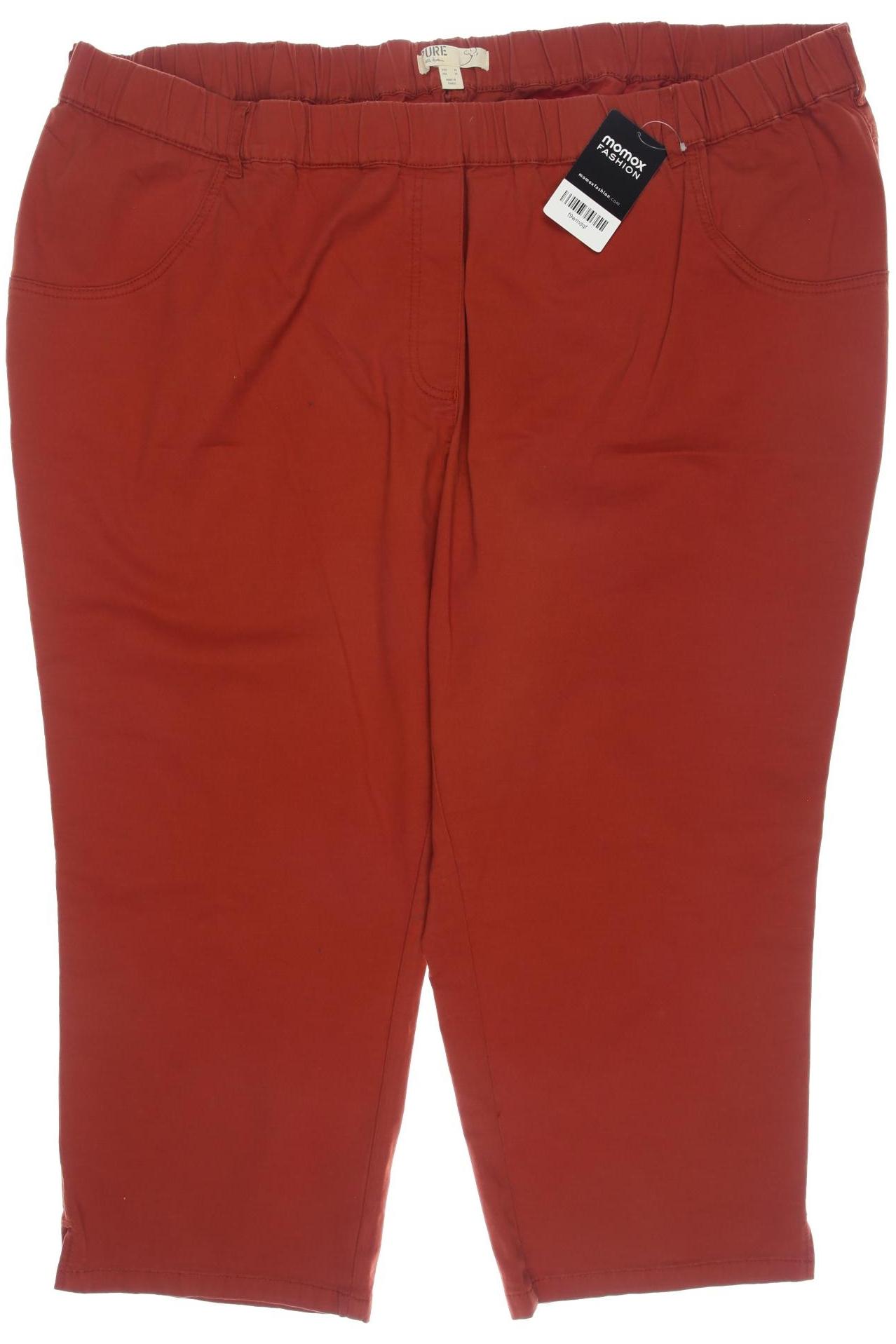 

Pure by Ulla Popken Damen Stoffhose, rot, Gr. 56