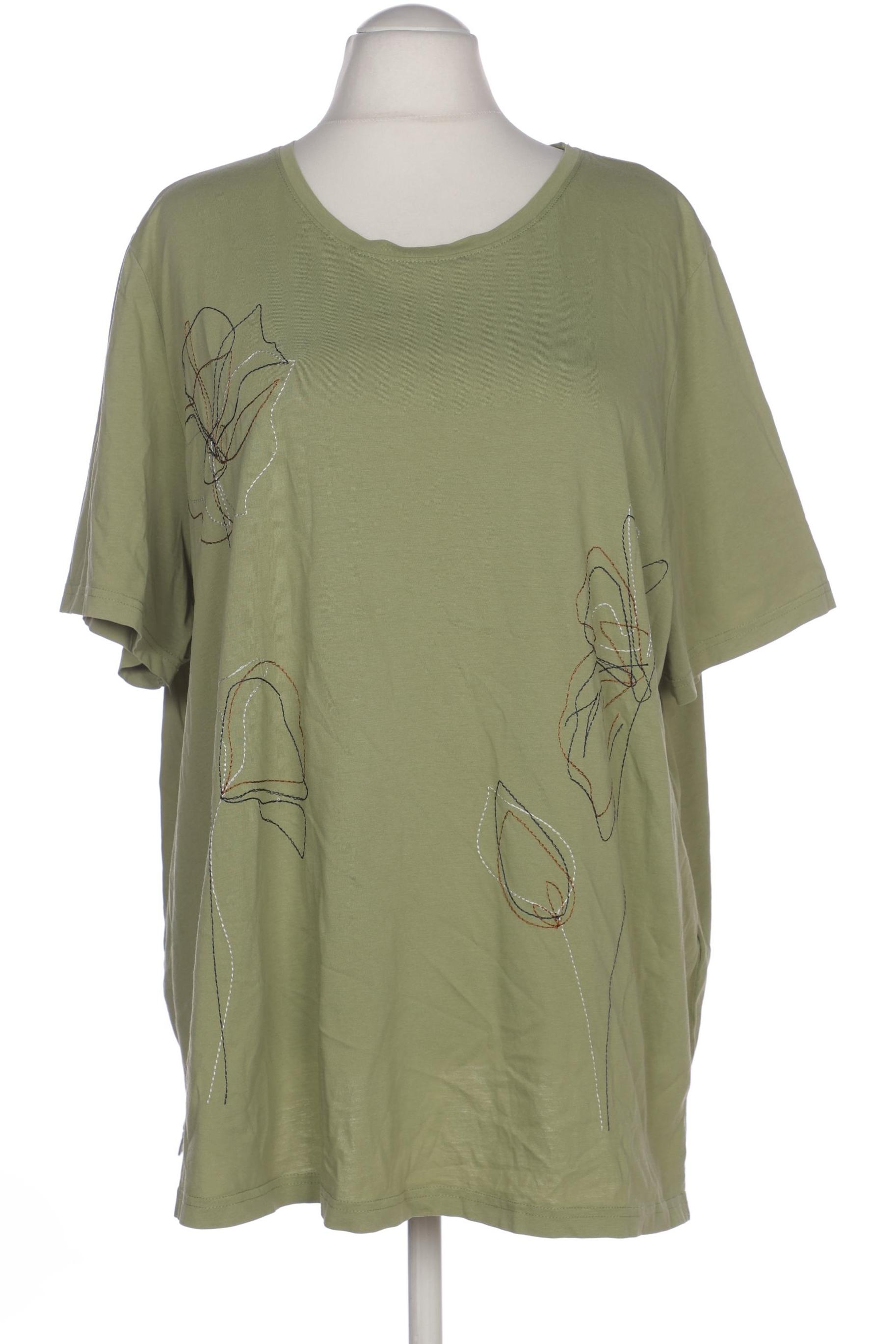 

Pure by Ulla Popken Damen T-Shirt, hellgrün, Gr. 56