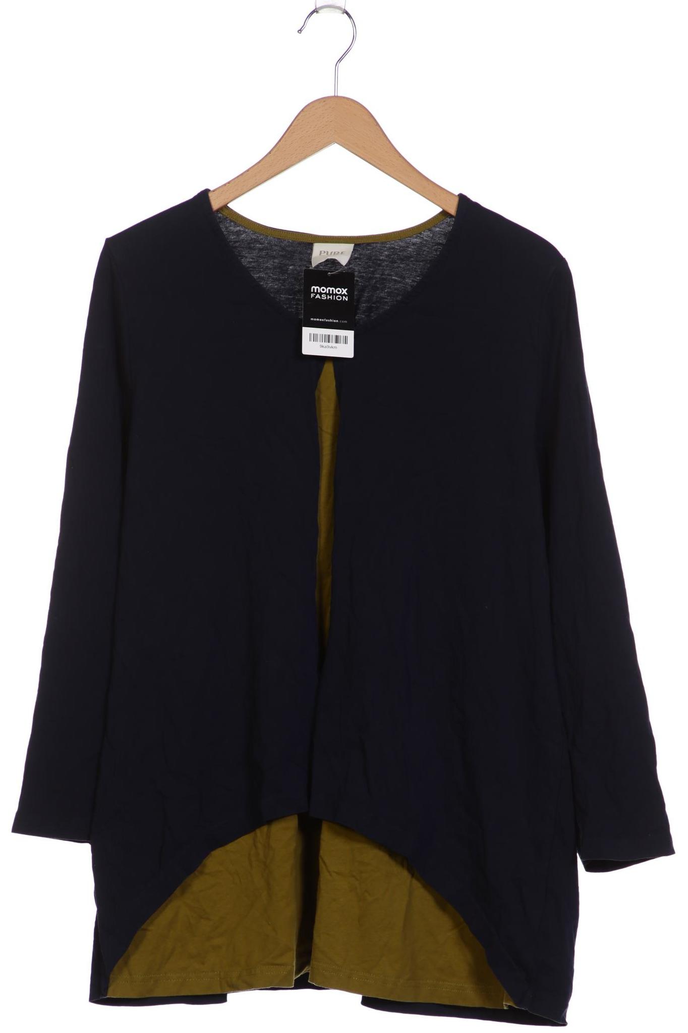 

Pure by Ulla Popken Damen Langarmshirt, marineblau, Gr. 48