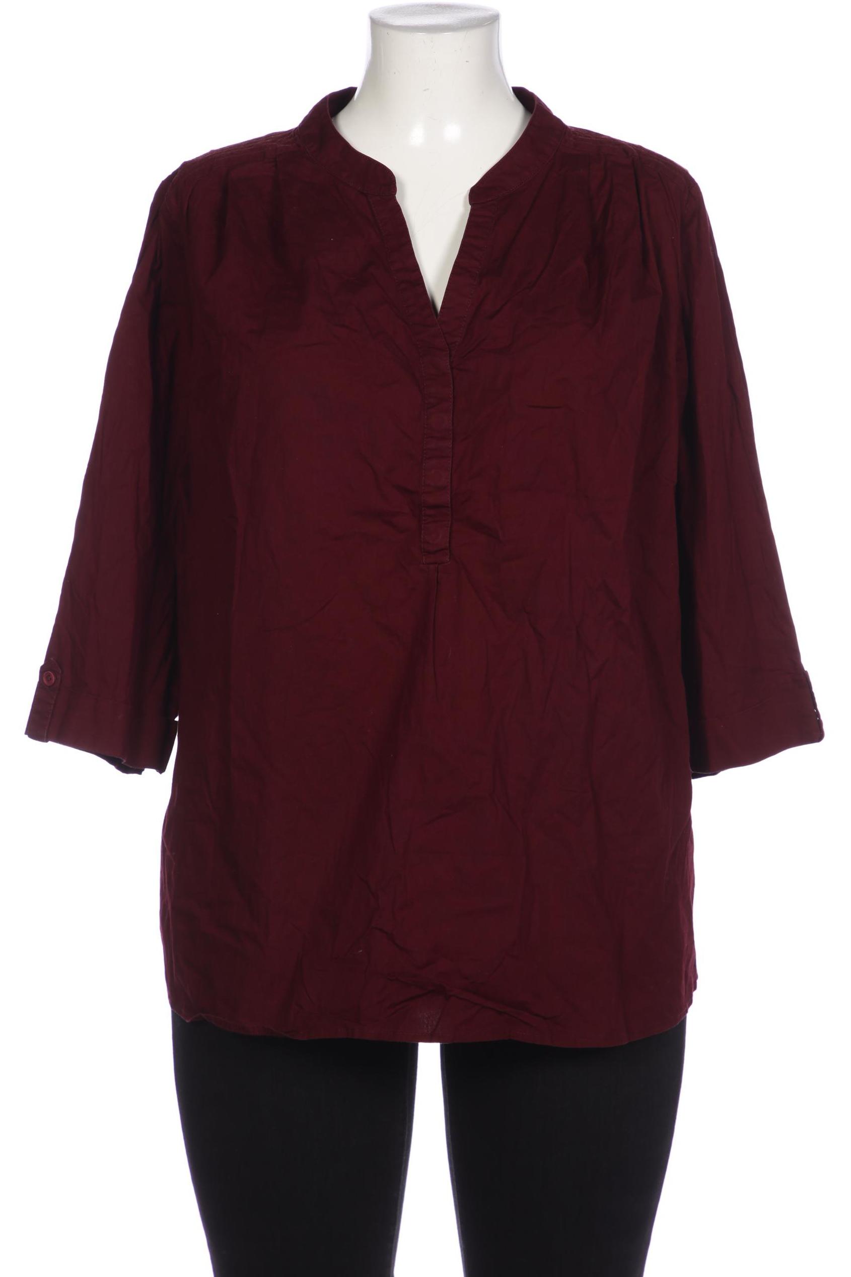 

Pure by Ulla Popken Damen Bluse, bordeaux, Gr. 46