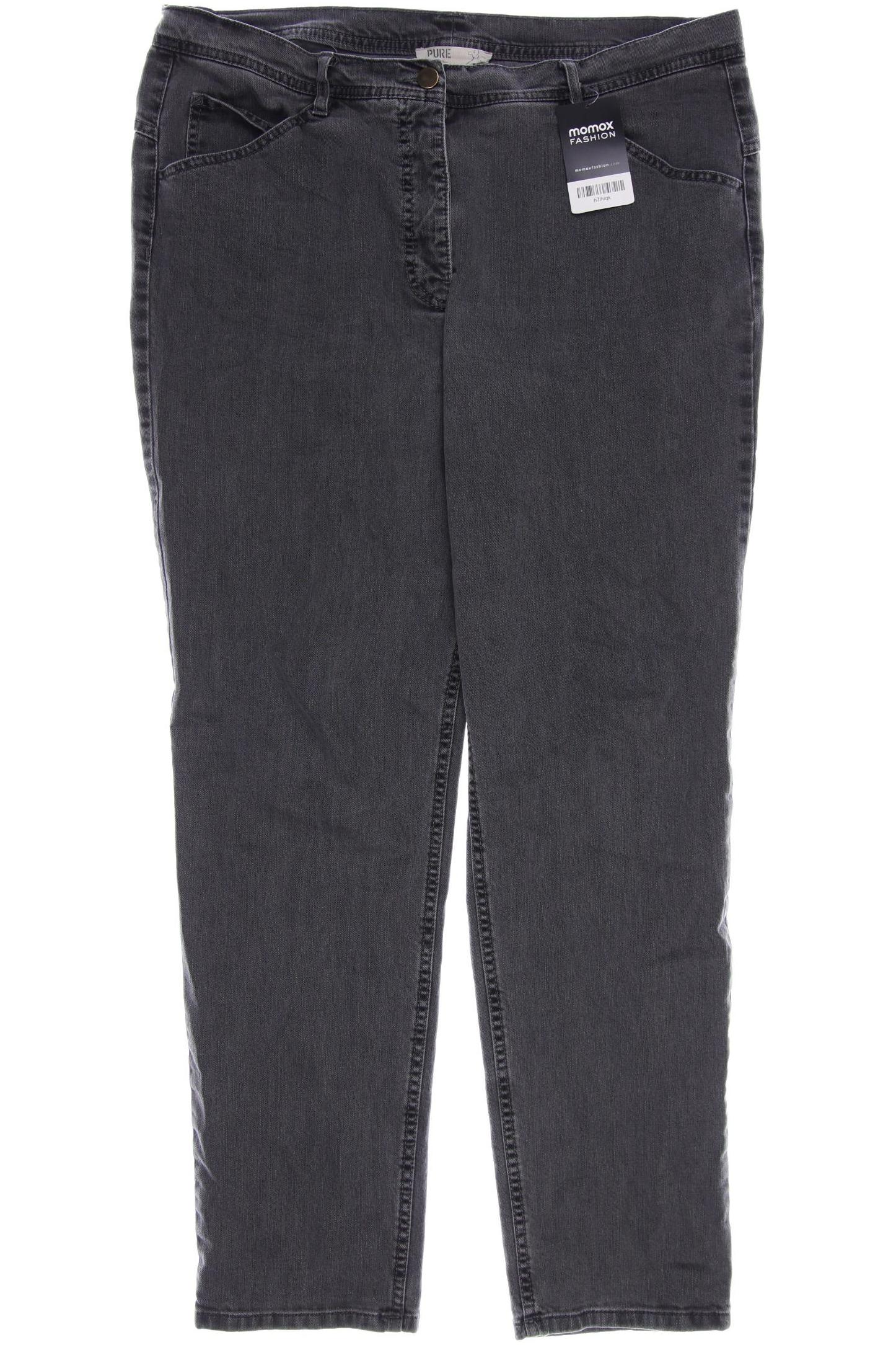 

Pure by Ulla Popken Damen Jeans, grau, Gr. 46