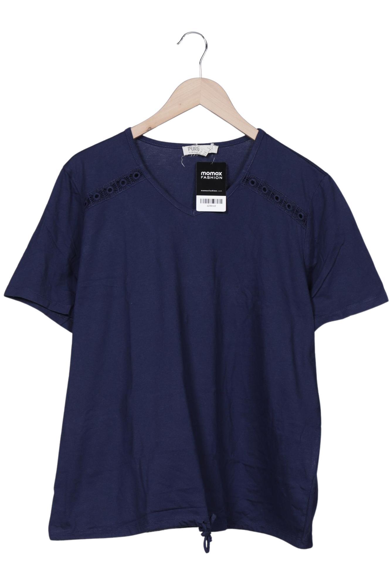

Pure by Ulla Popken Damen T-Shirt, marineblau, Gr. 46