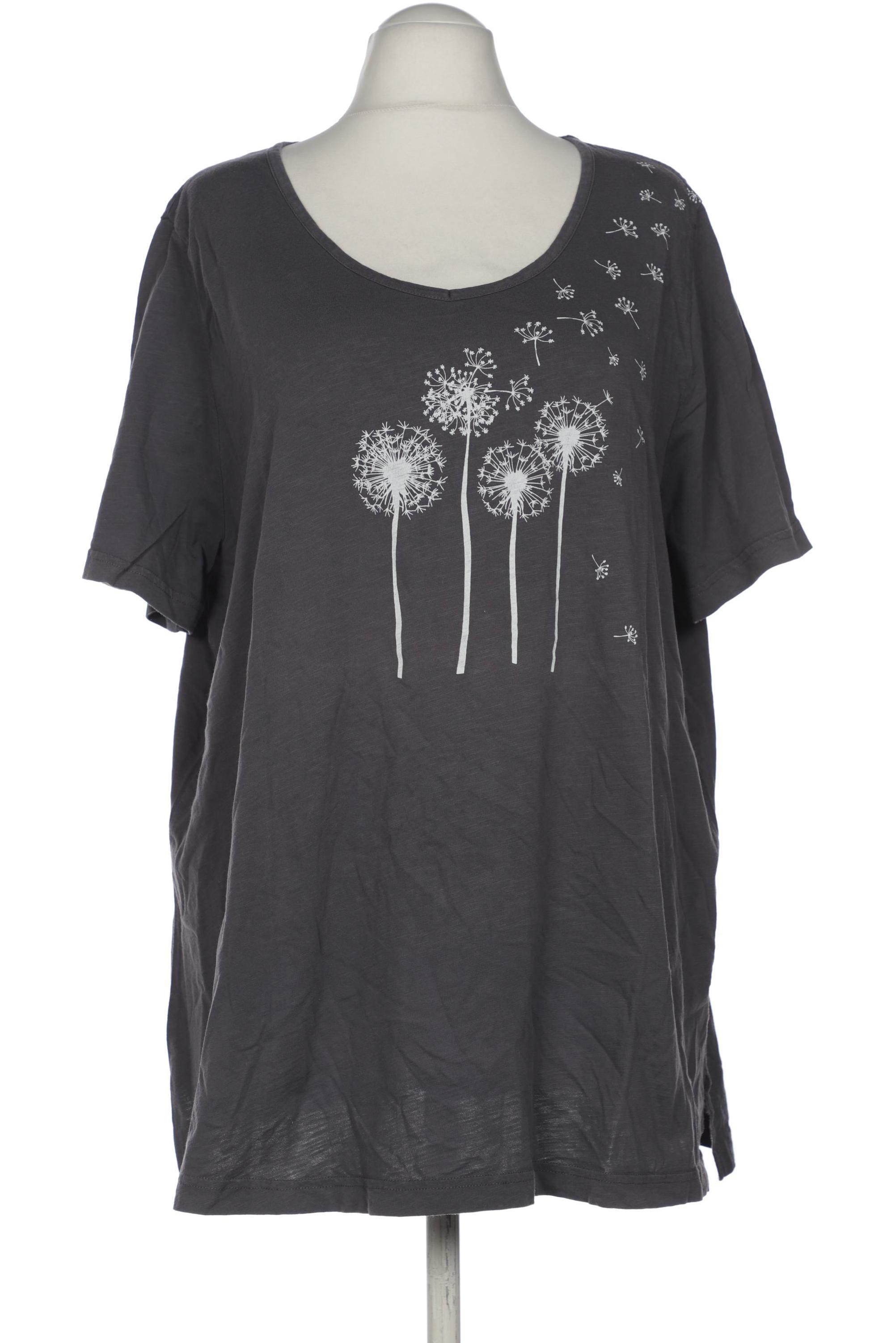 

Pure by Ulla Popken Damen T-Shirt, grau, Gr. 54