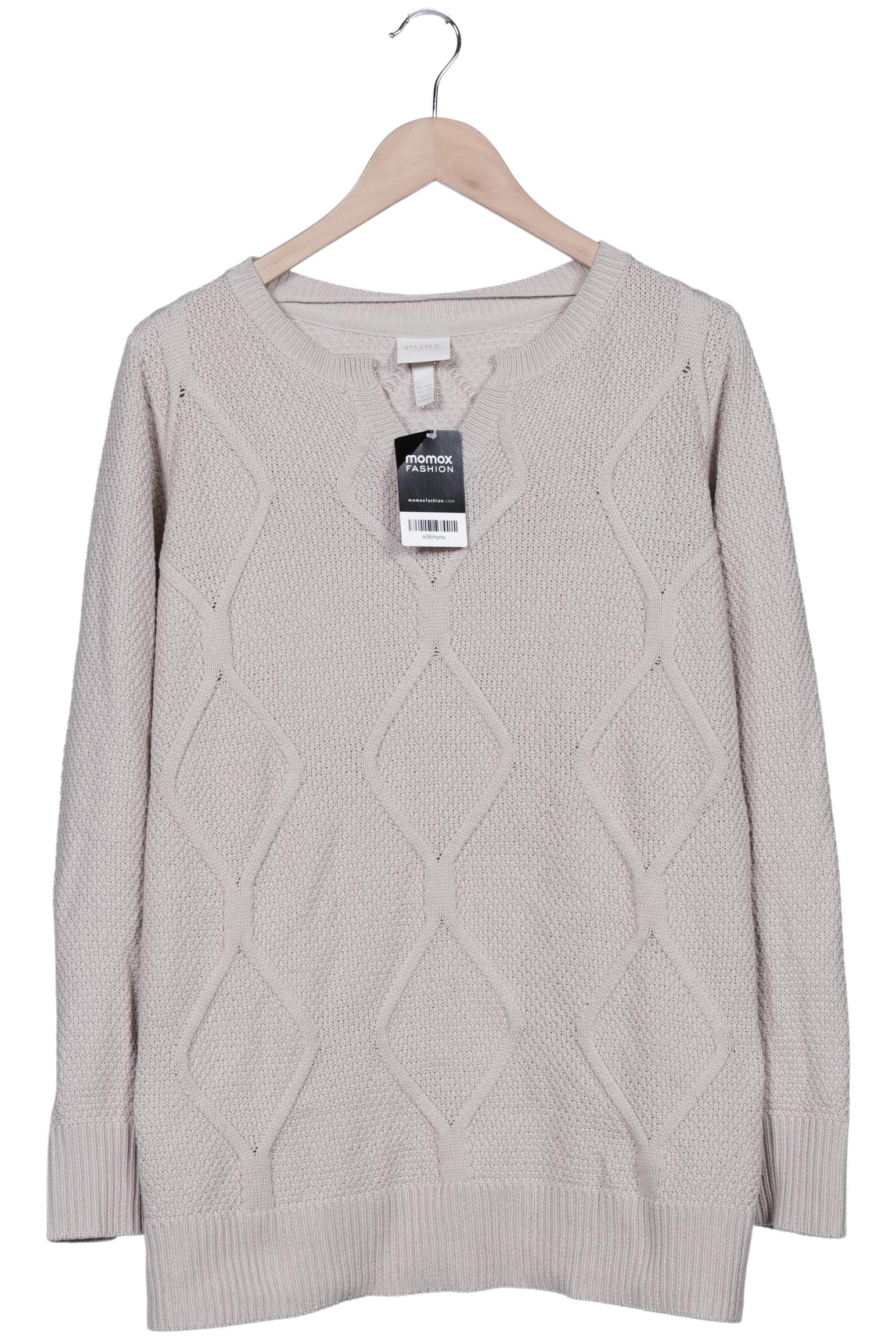 

Pure by Ulla Popken Damen Pullover, beige, Gr. 46