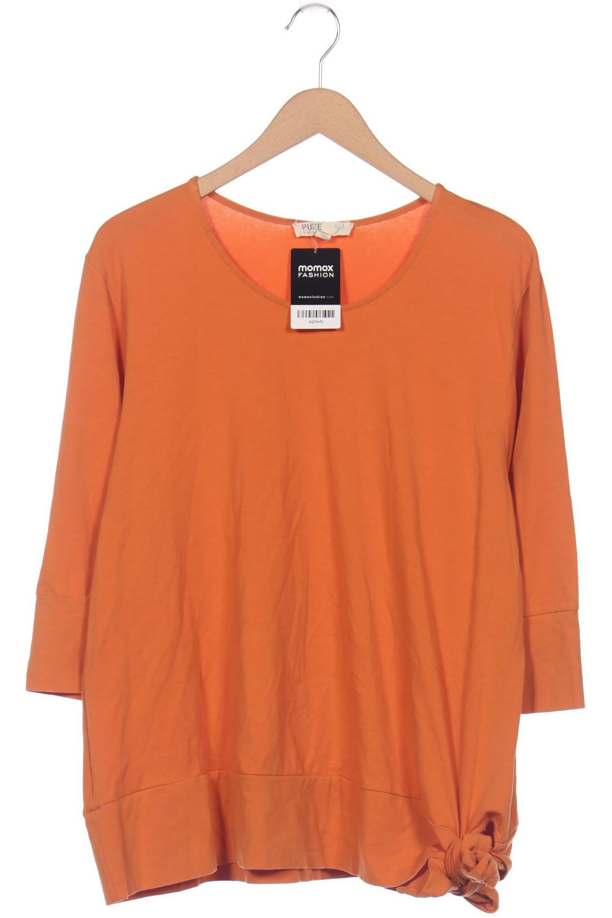 

Pure by Ulla Popken Damen Langarmshirt, orange, Gr. 46