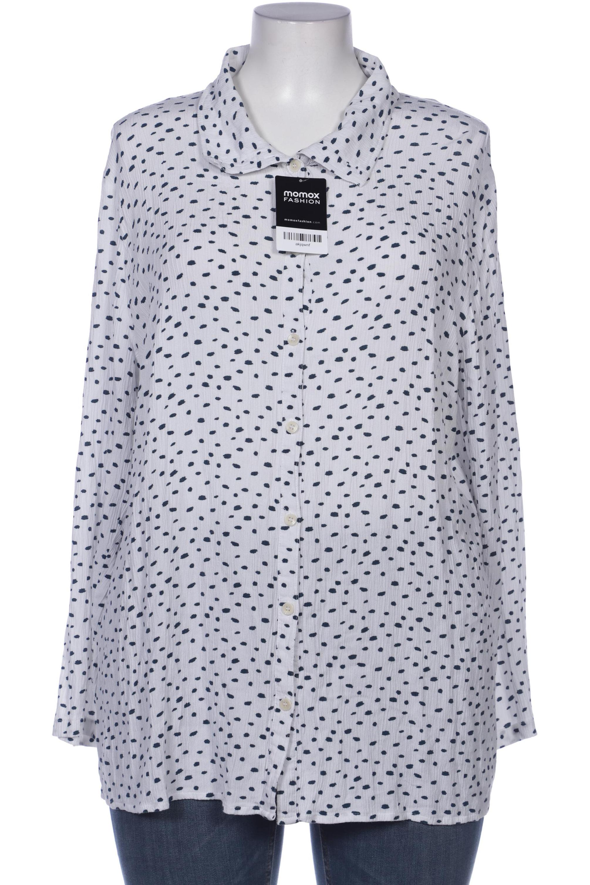 

Pure by Ulla Popken Damen Bluse, weiß, Gr. 46
